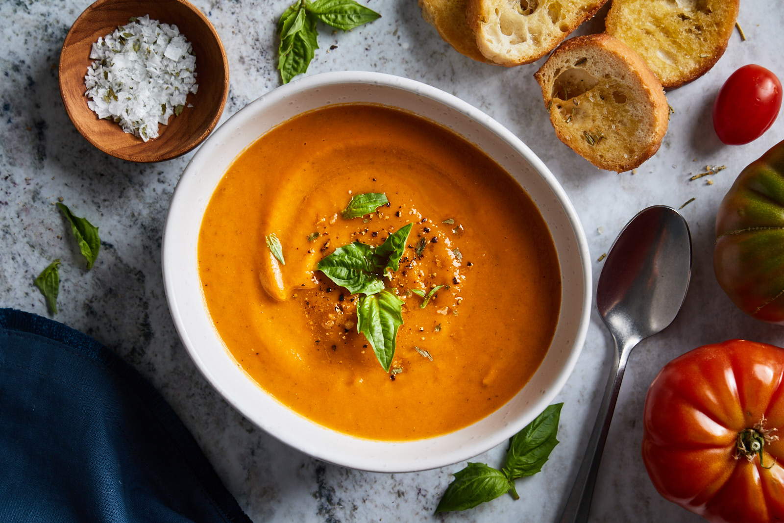 Roasted Tomato And Sweet Potato Soup