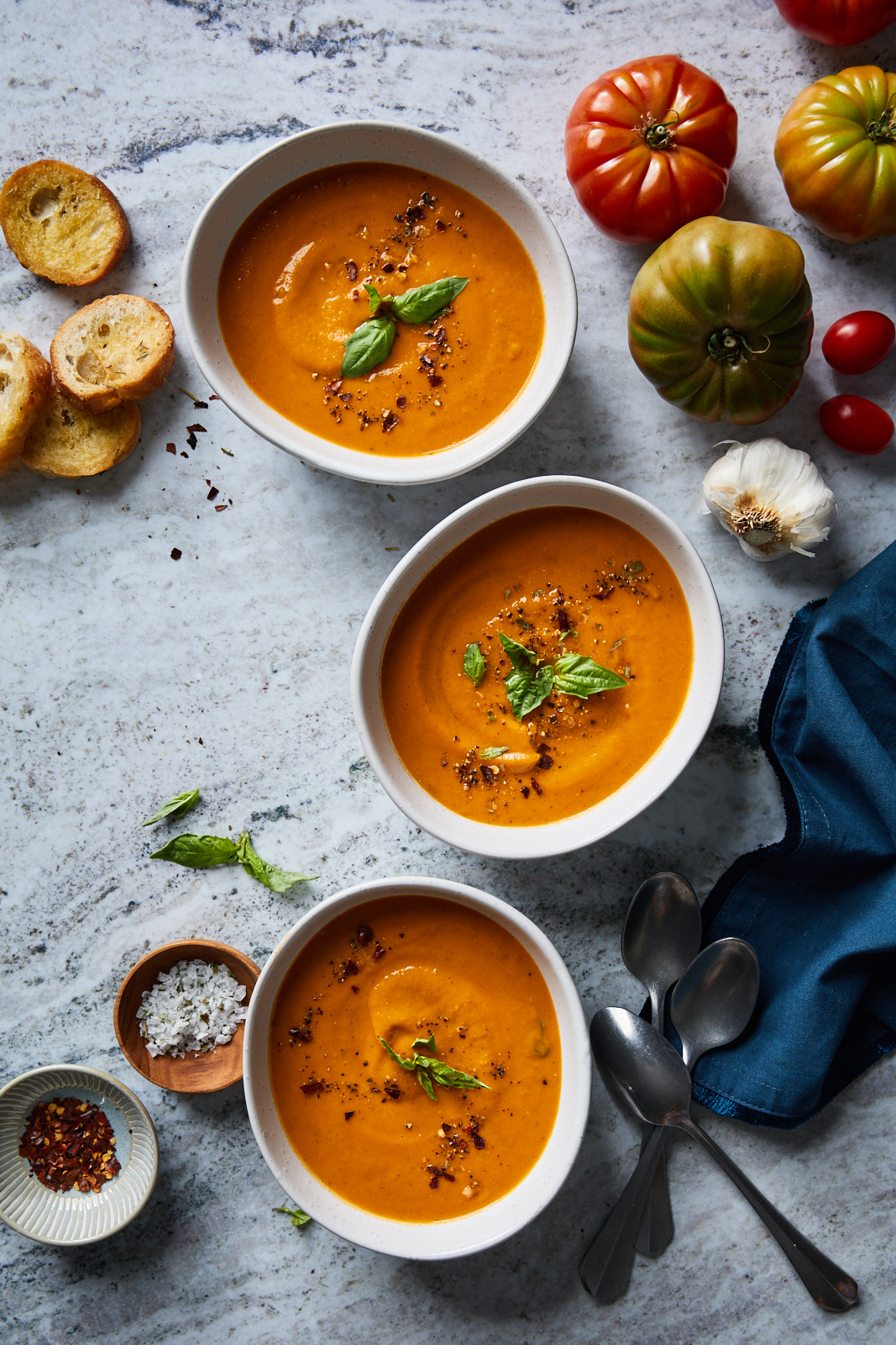 Roasted Tomato And Sweet Potato Soup