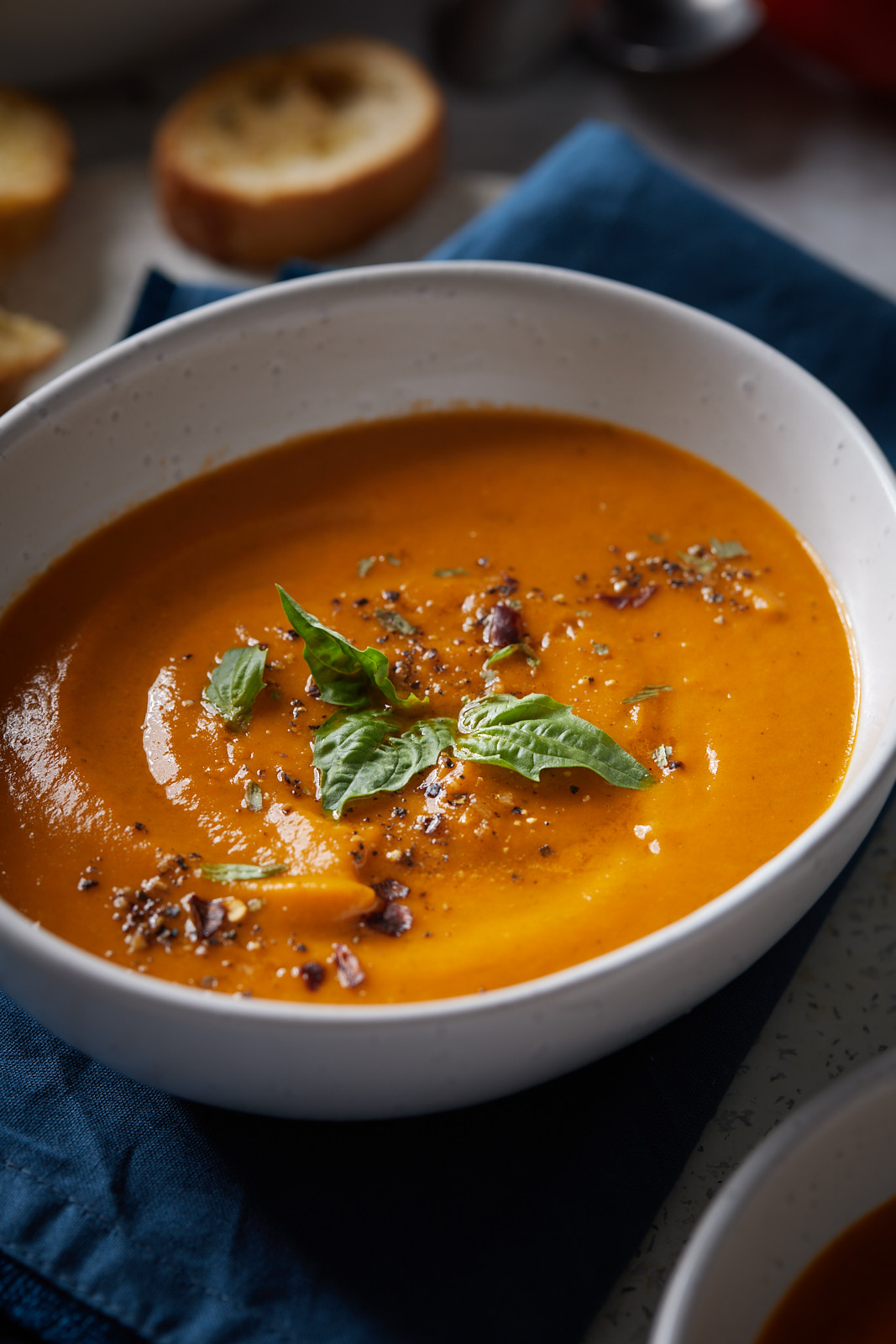 Roasted Tomato And Sweet Potato Soup