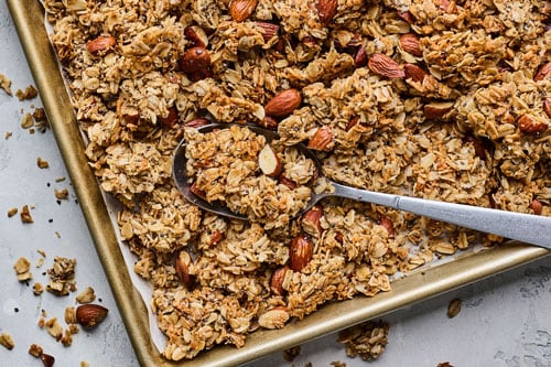 Super Simple Vanilla Almond Granola