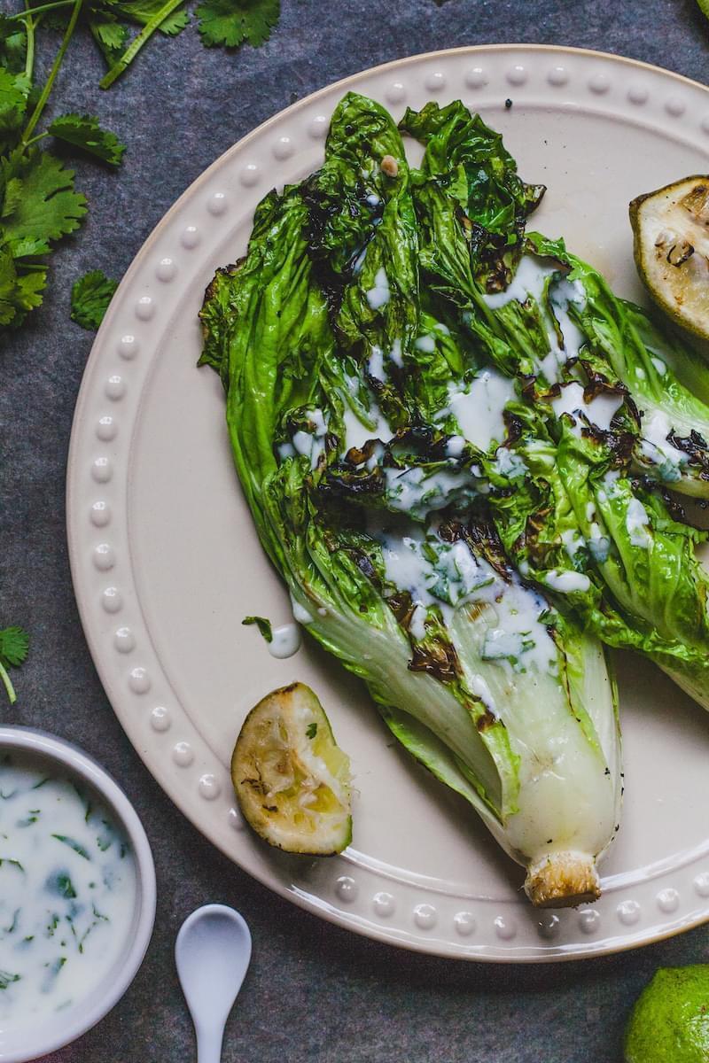 Grilled Romaine Lettuce
