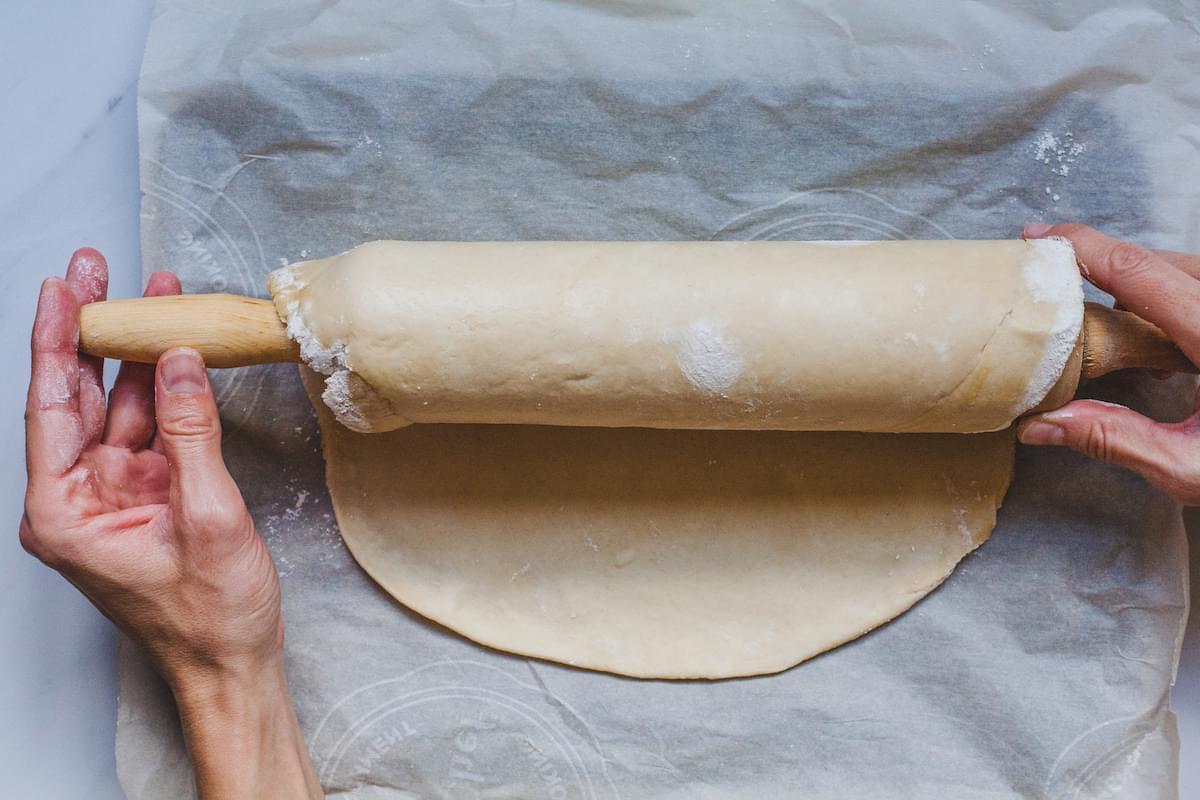 Leek and pancetta turnovers