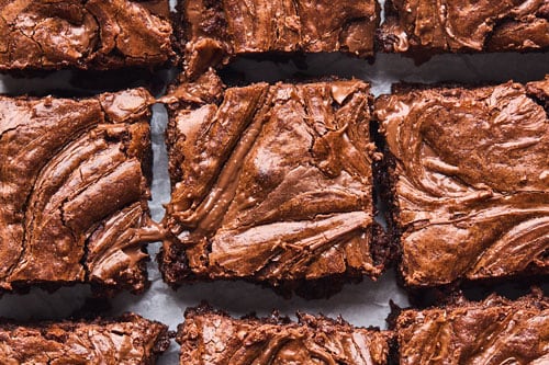 Chocolate Hazelnut Espresso Brownies