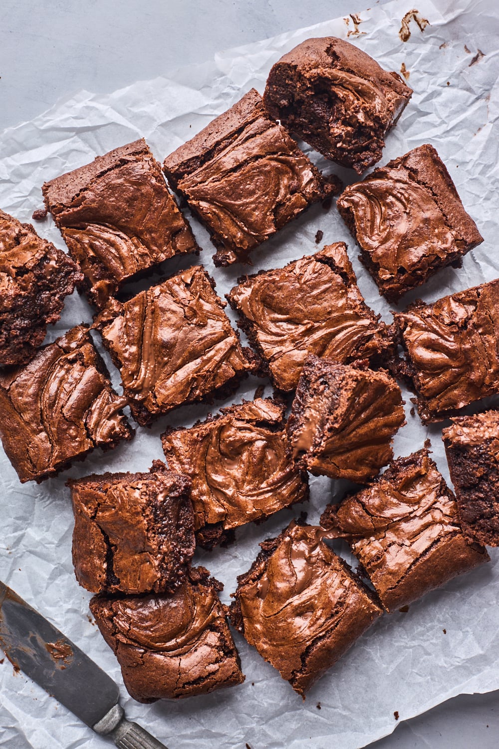 Chocolate Hazelnut Espresso Brownies