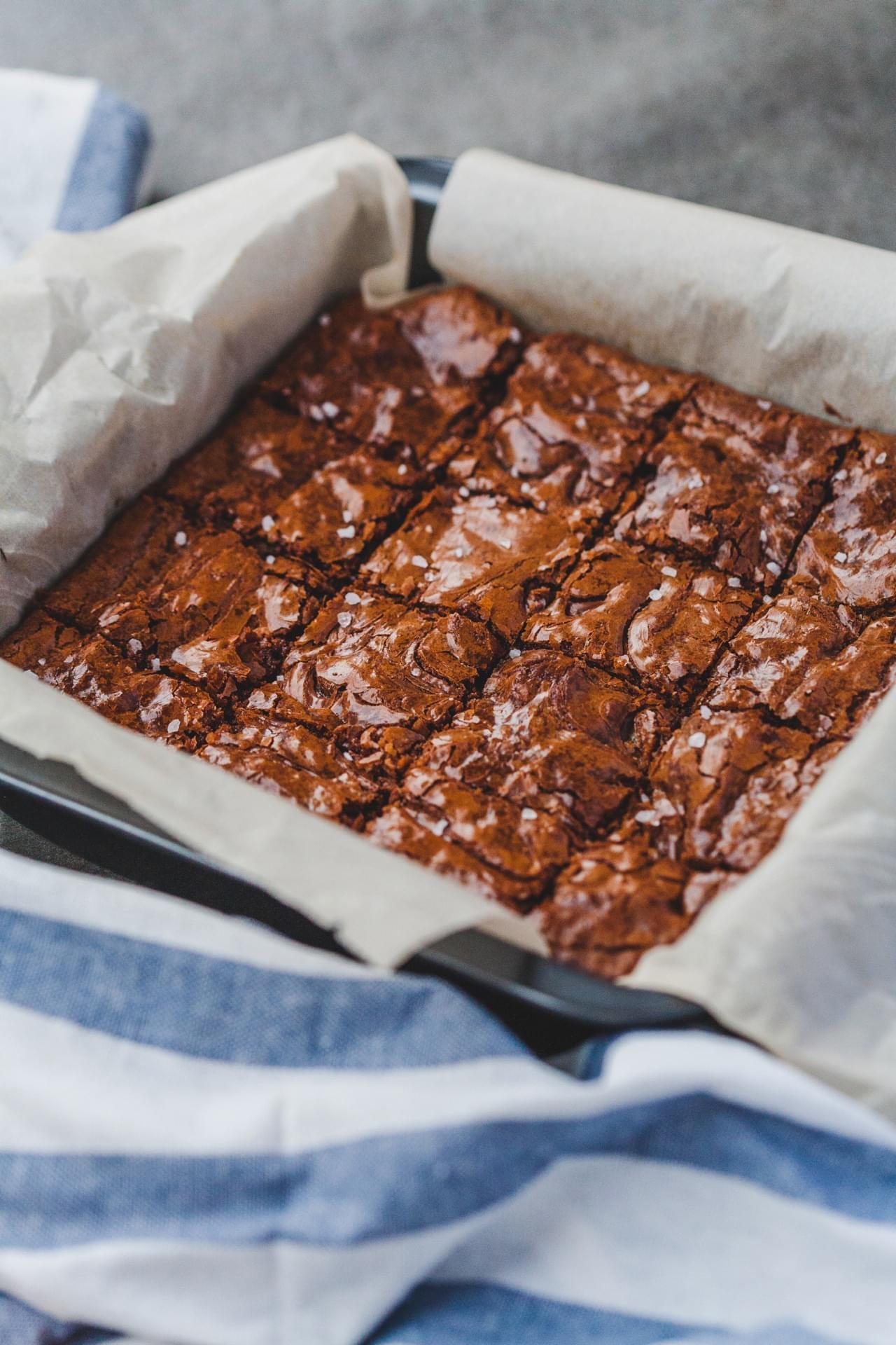 Chocolate Hazelnut Espresso Brownies