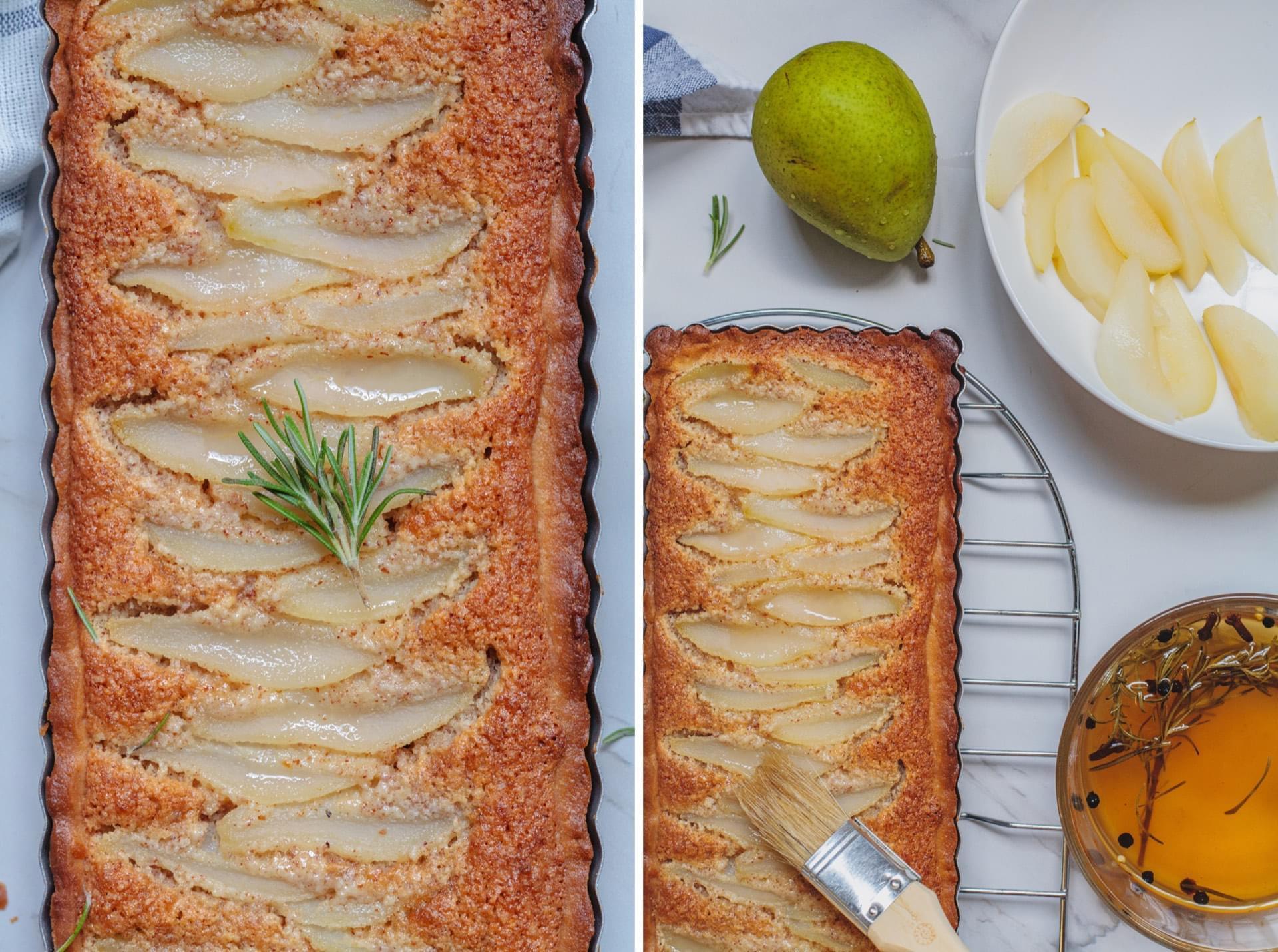 Pear and Almond Frangipane Tart