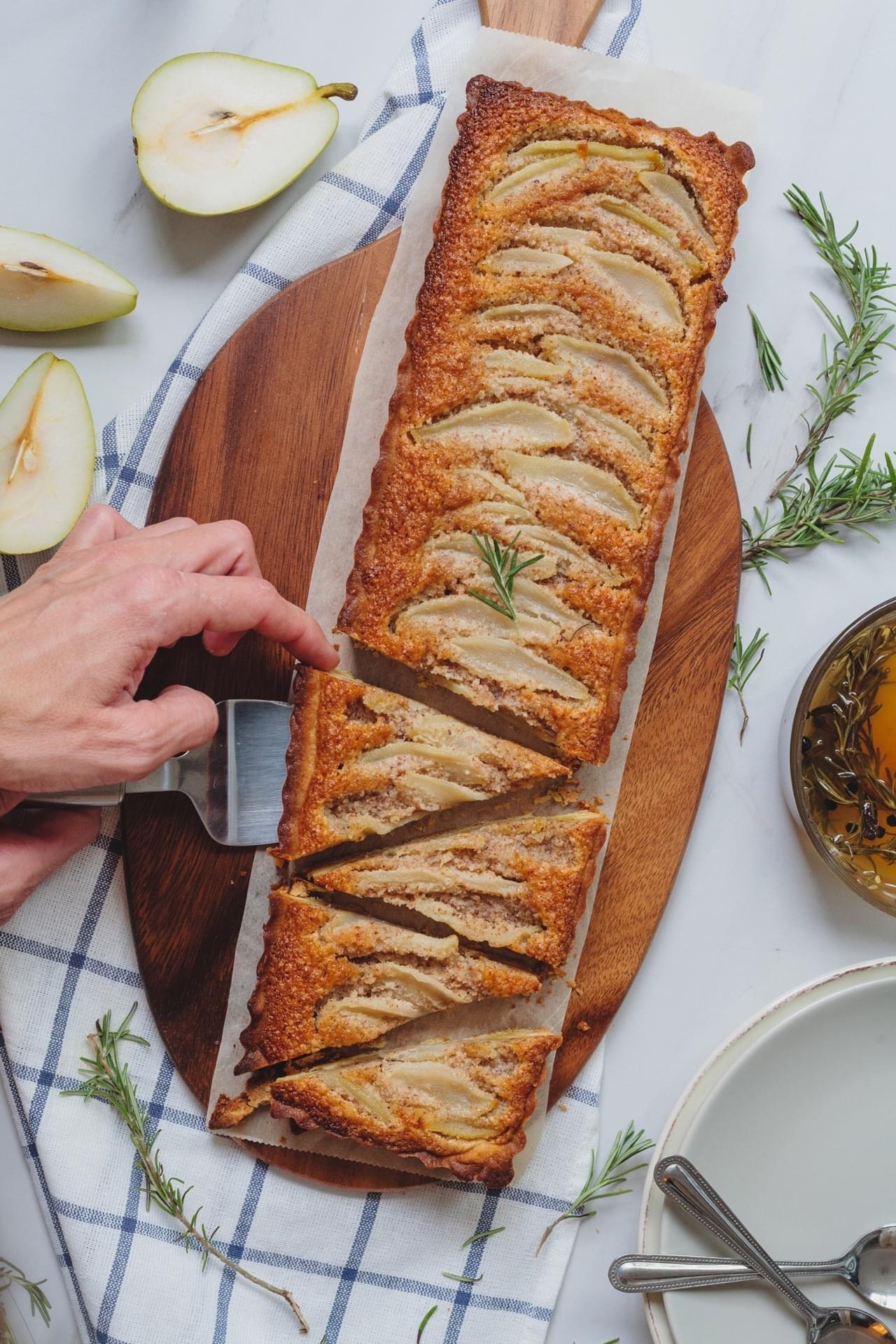 Pear and Almond Frangipane Tart