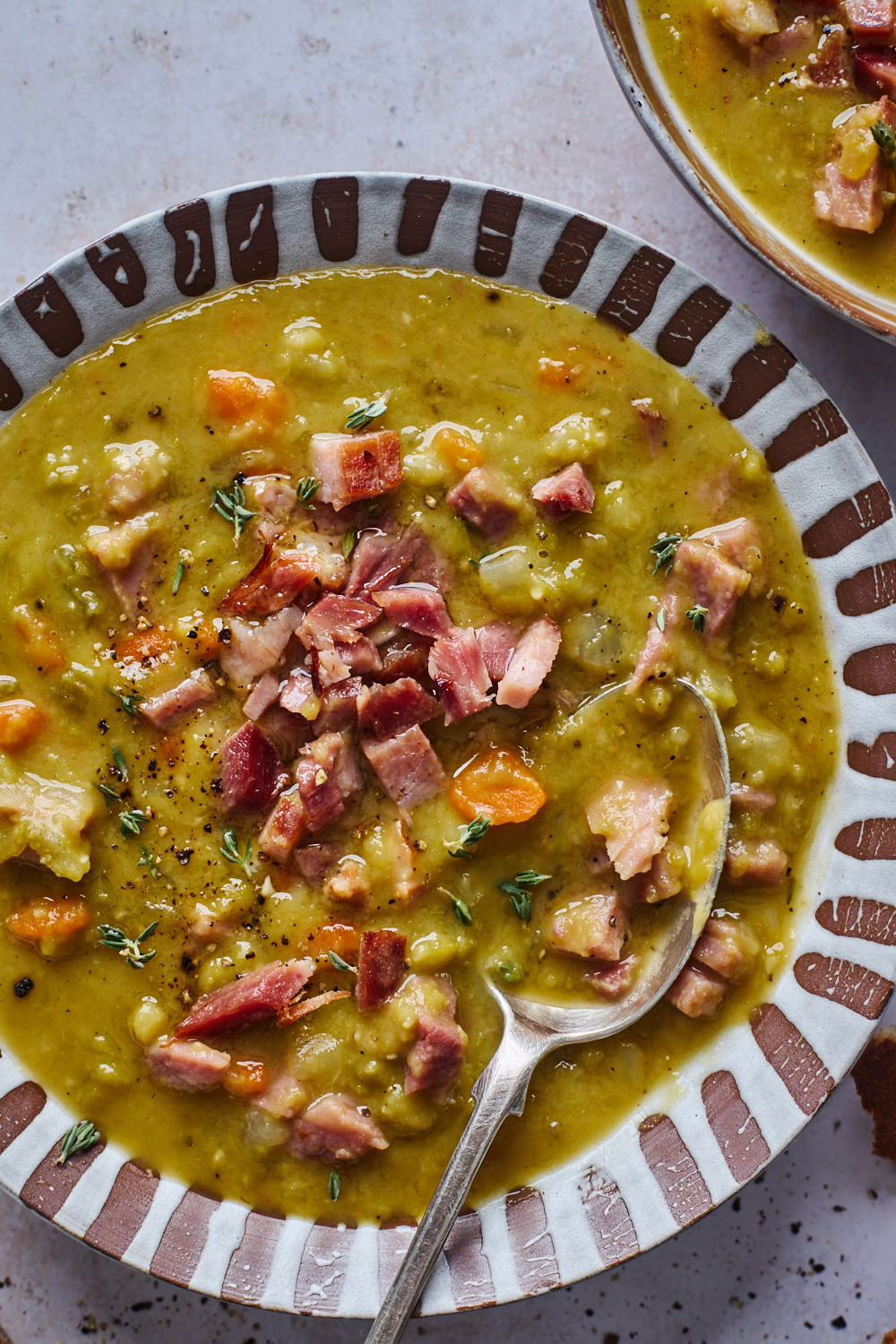 Split Pea Soup And Ham Bone