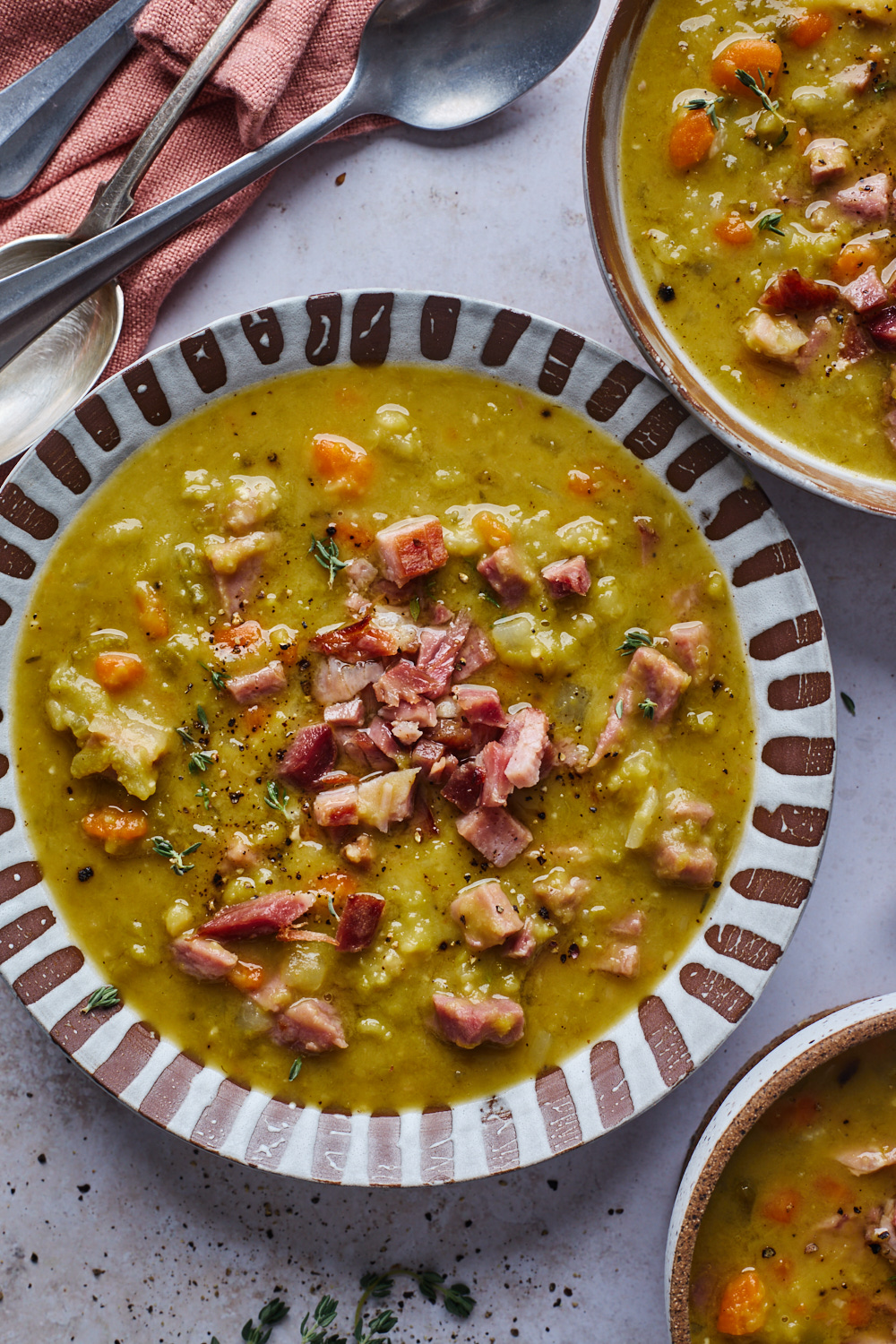 Split Pea Soup And Ham Bone