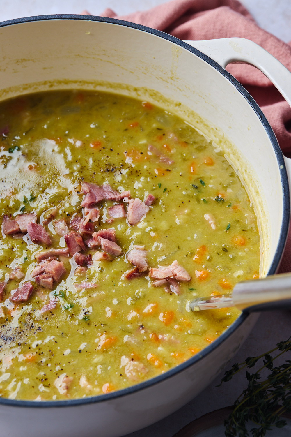 Split Pea Soup And Ham Bone