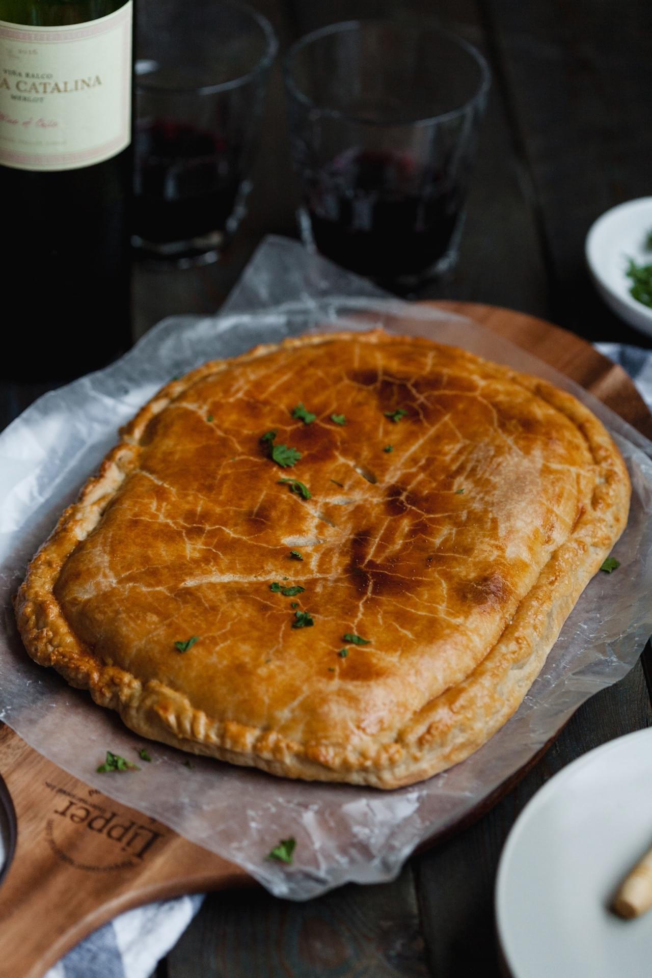 Cheesy Sausage Stuffed Puff Pastry Appetisers