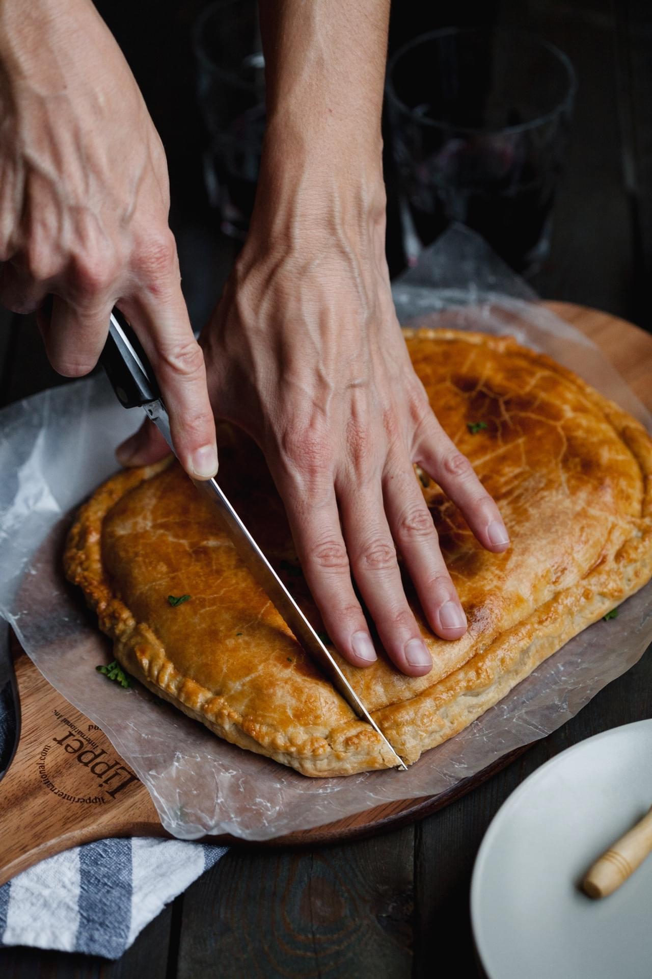 Cheesy Sausage Stuffed Puff Pastry Appetisers