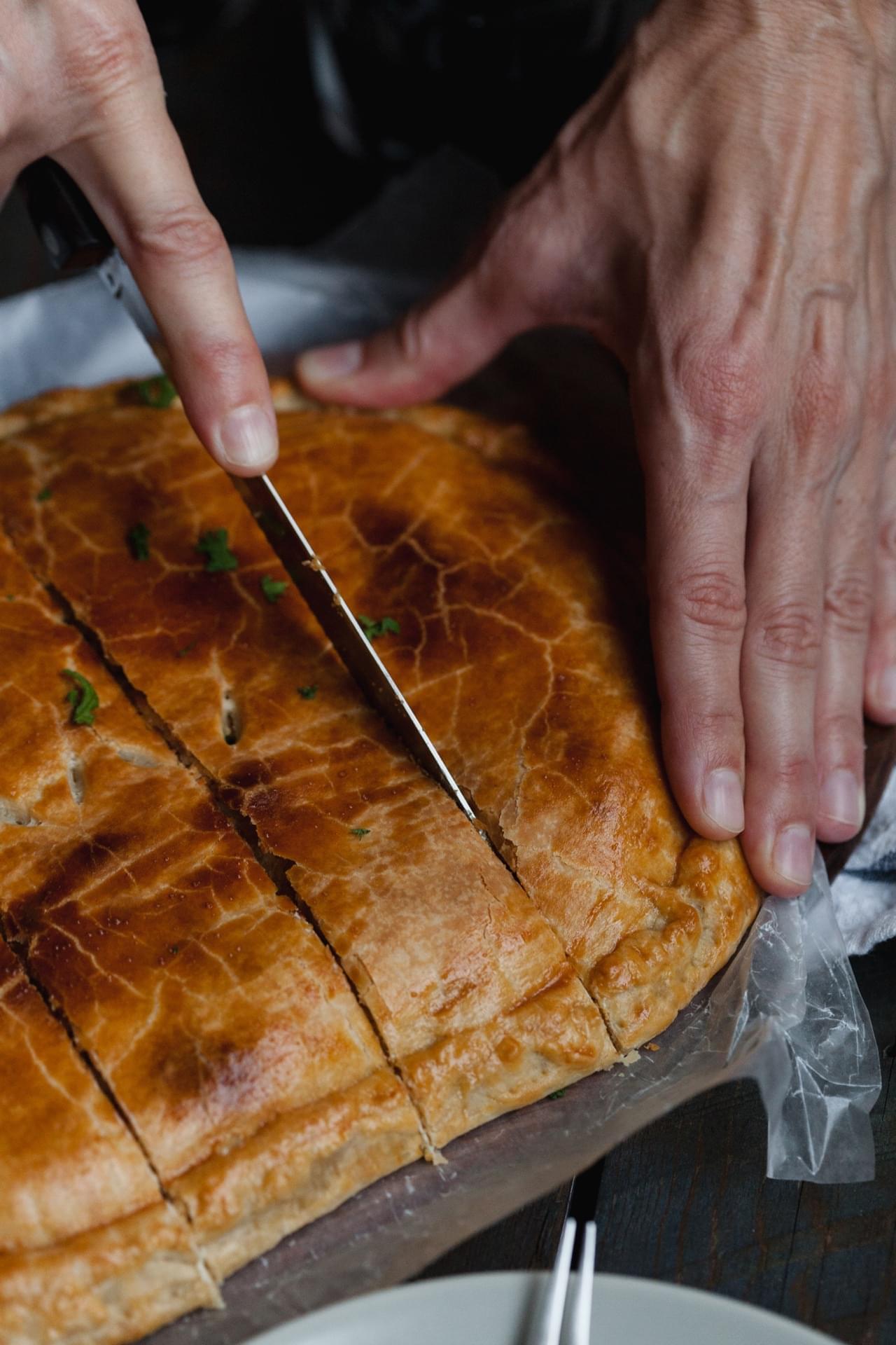 Cheesy Sausage Stuffed Puff Pastry Appetisers