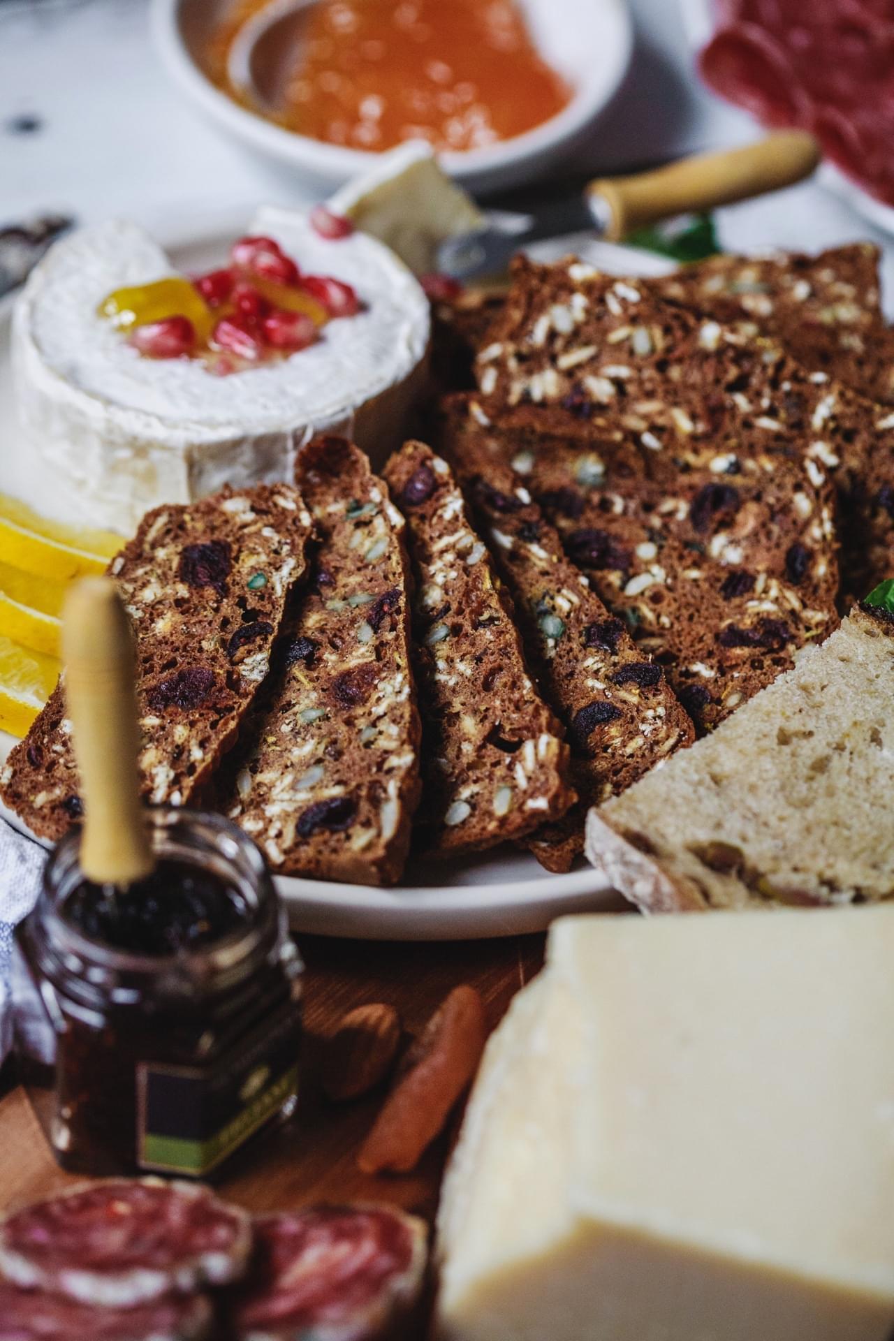 Rosemary Cranberry Crisps