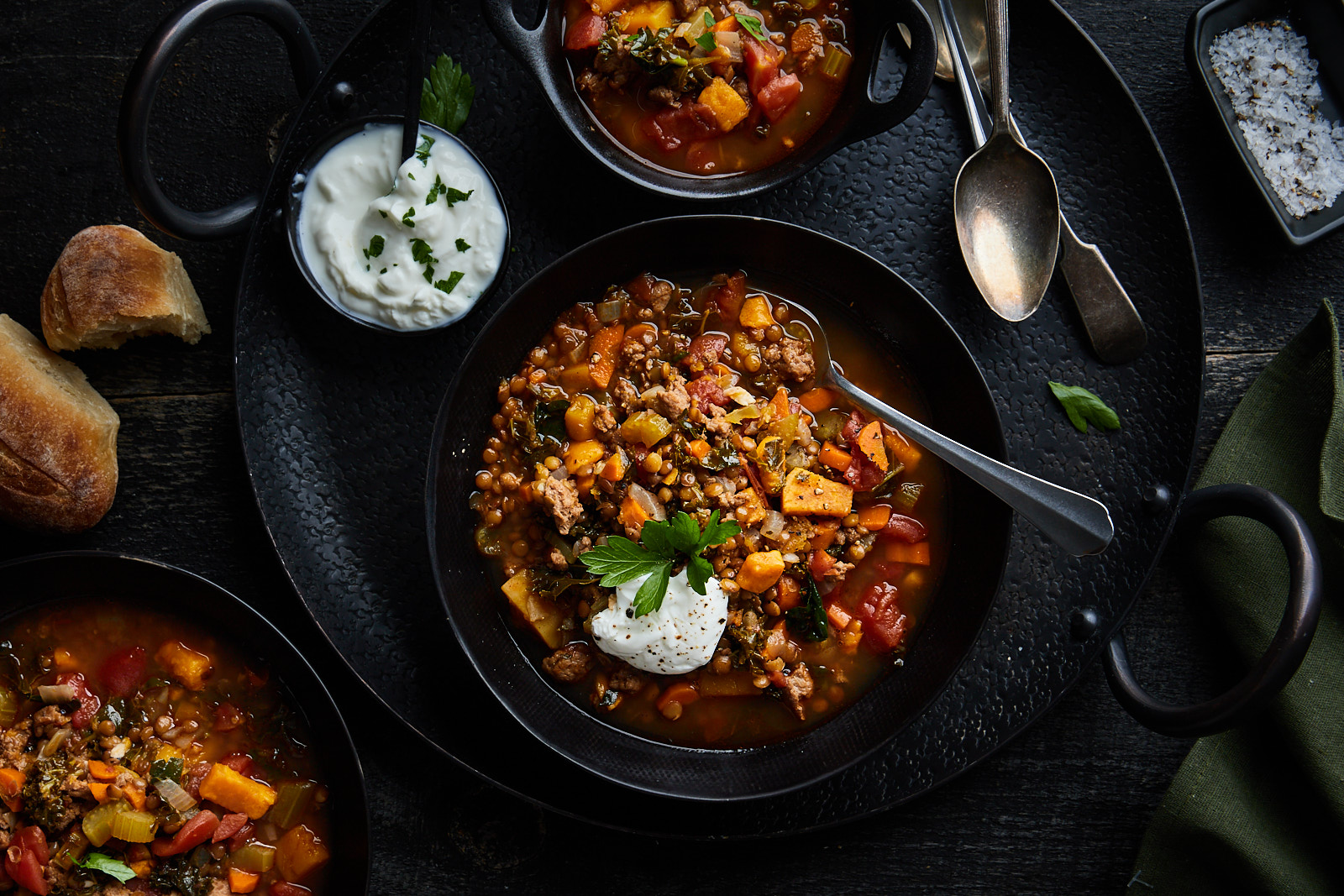 Moroccan Spiced Lentil Soup