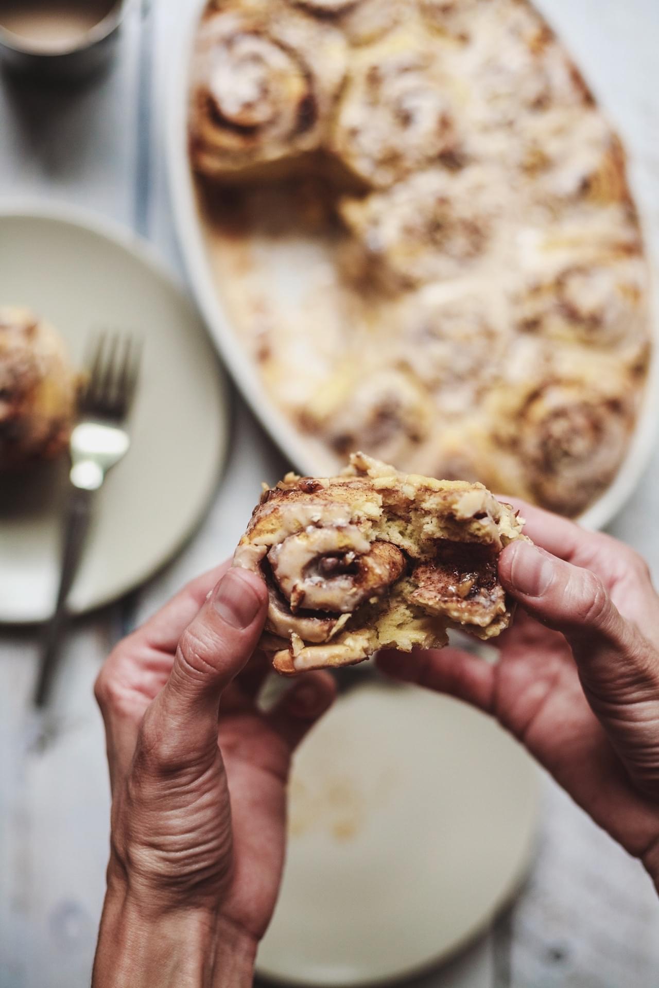 Maple Pecan Cinnamon Rolls