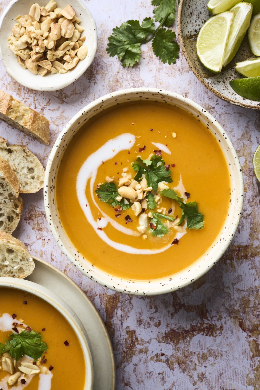 Thai Spiced Roasted Butternut Squash Soup