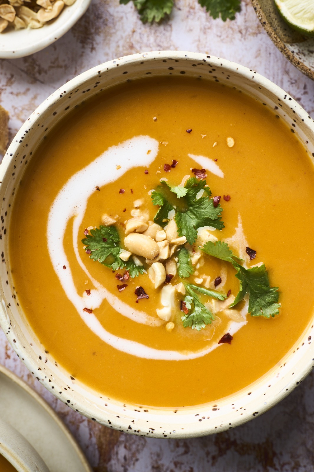 Thai Spiced Roasted Butternut Squash Soup