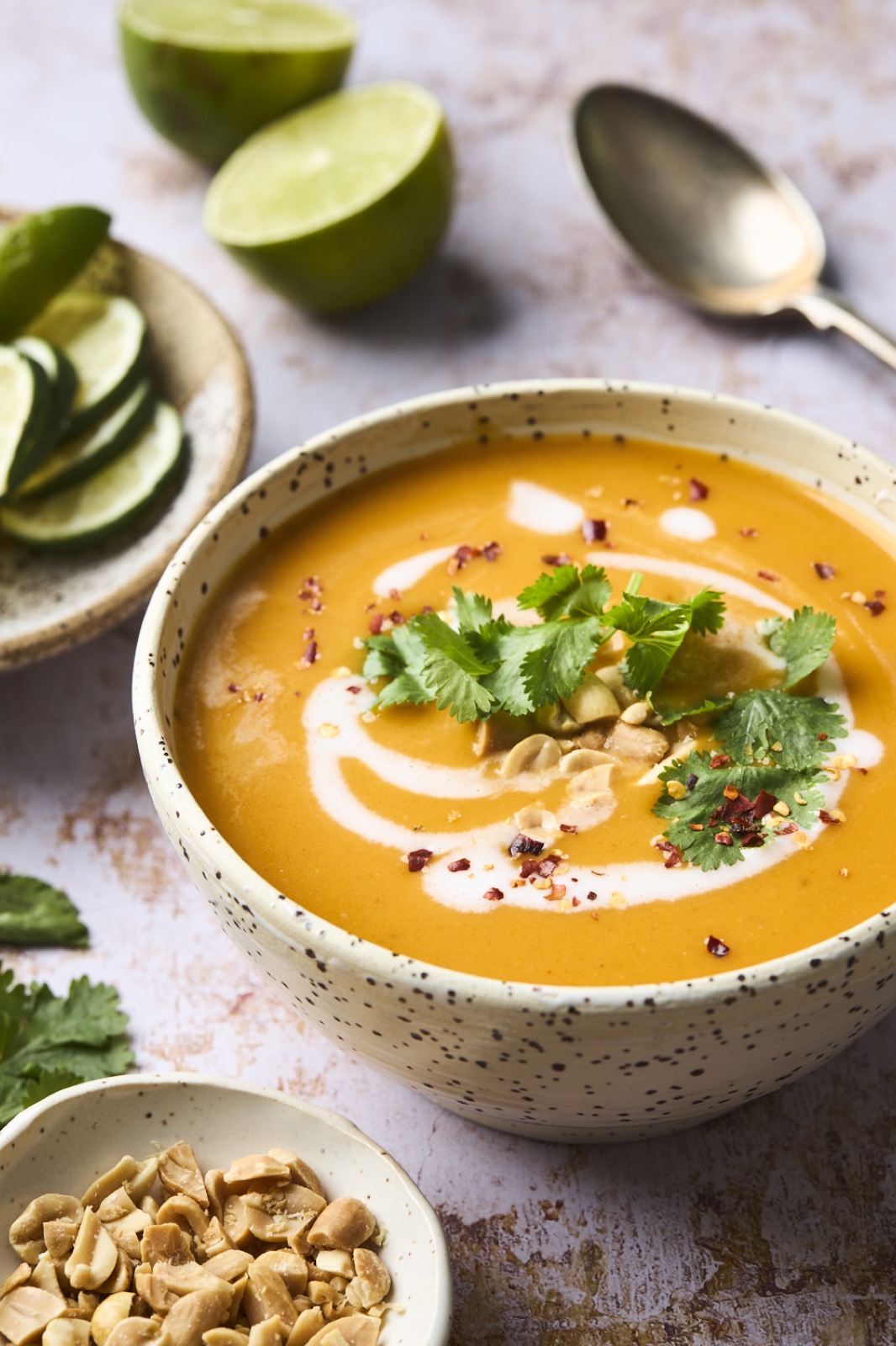 Thai Spiced Roasted Butternut Squash Soup