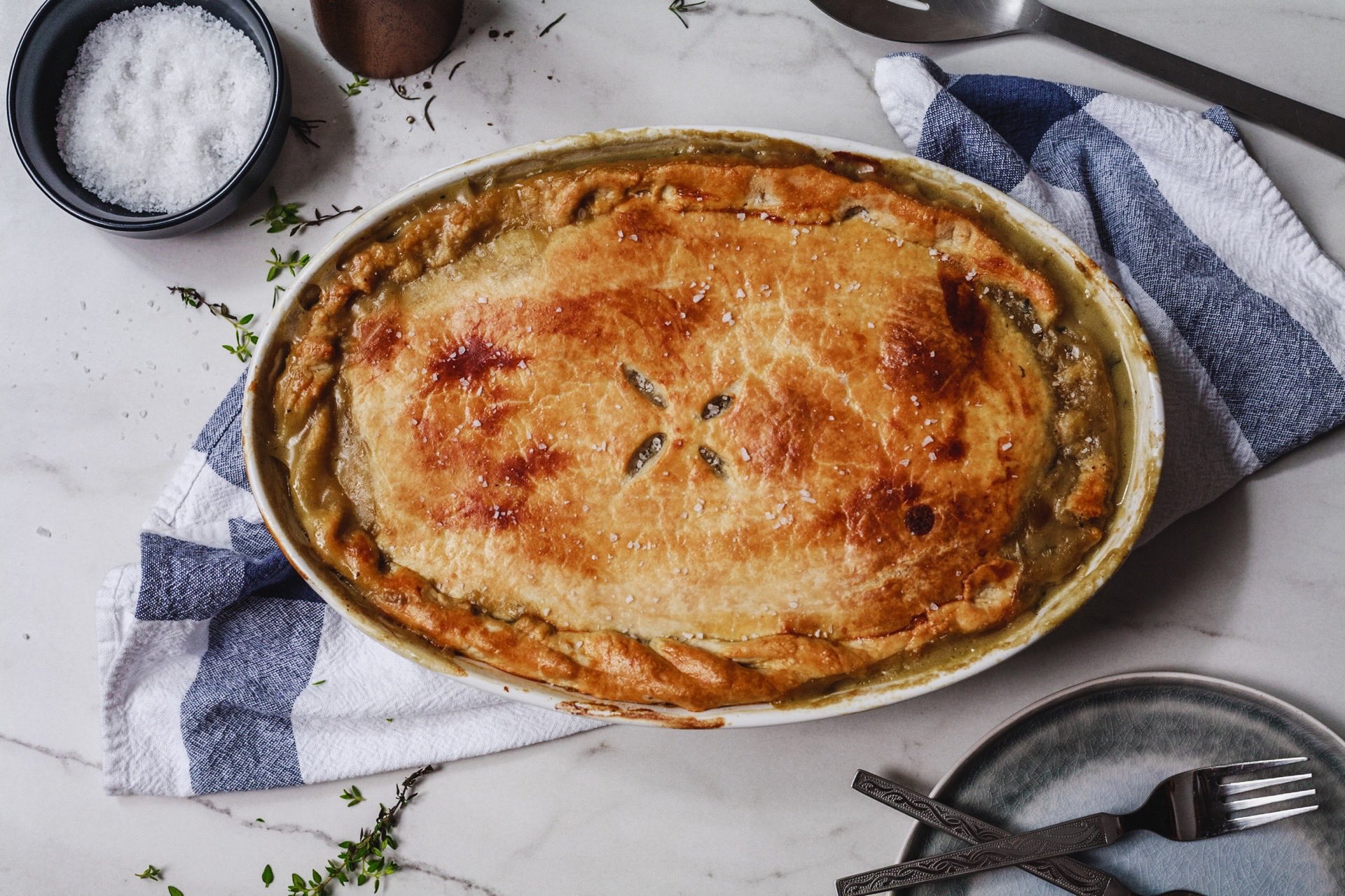 Sausage Kale And Mushroom Pot Pie