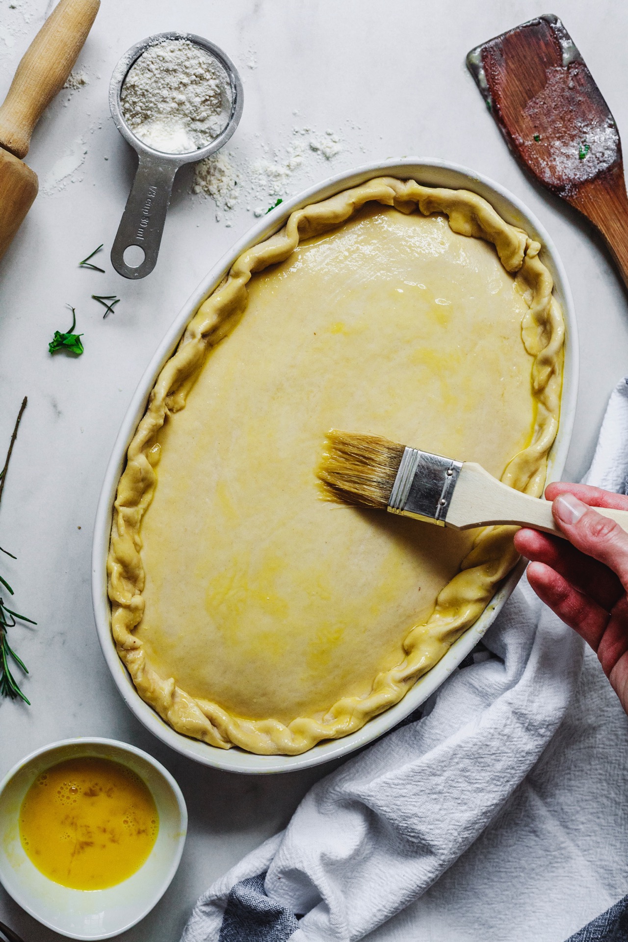 Sausage Kale And Mushroom Pot Pie