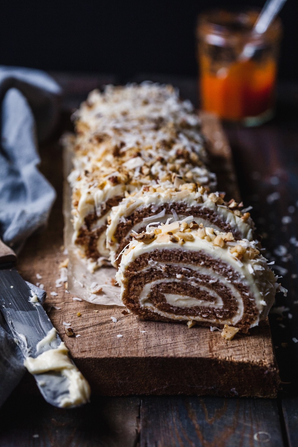 Carrot Cake Roll