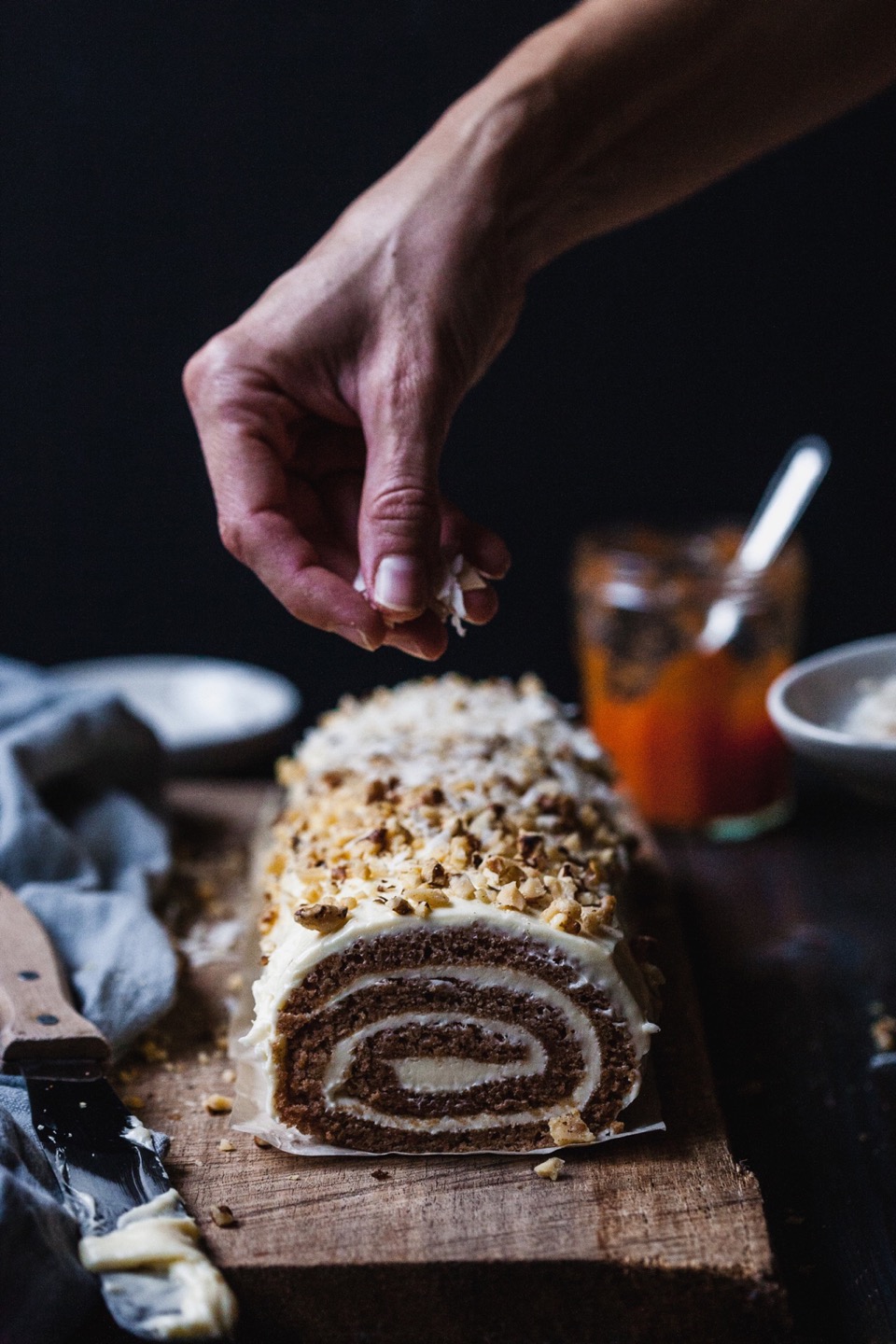 Carrot Cake Roll