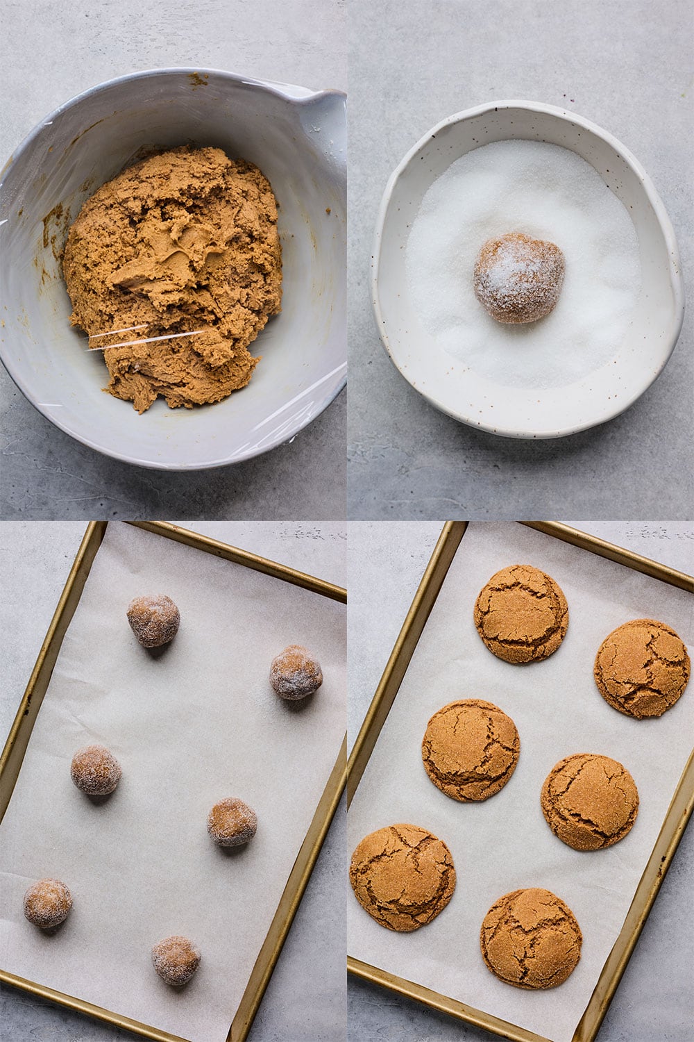 Ginger Spiced Molasses Cookies