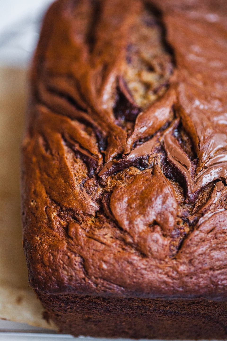 Brown Butter Nutella Banana Bread