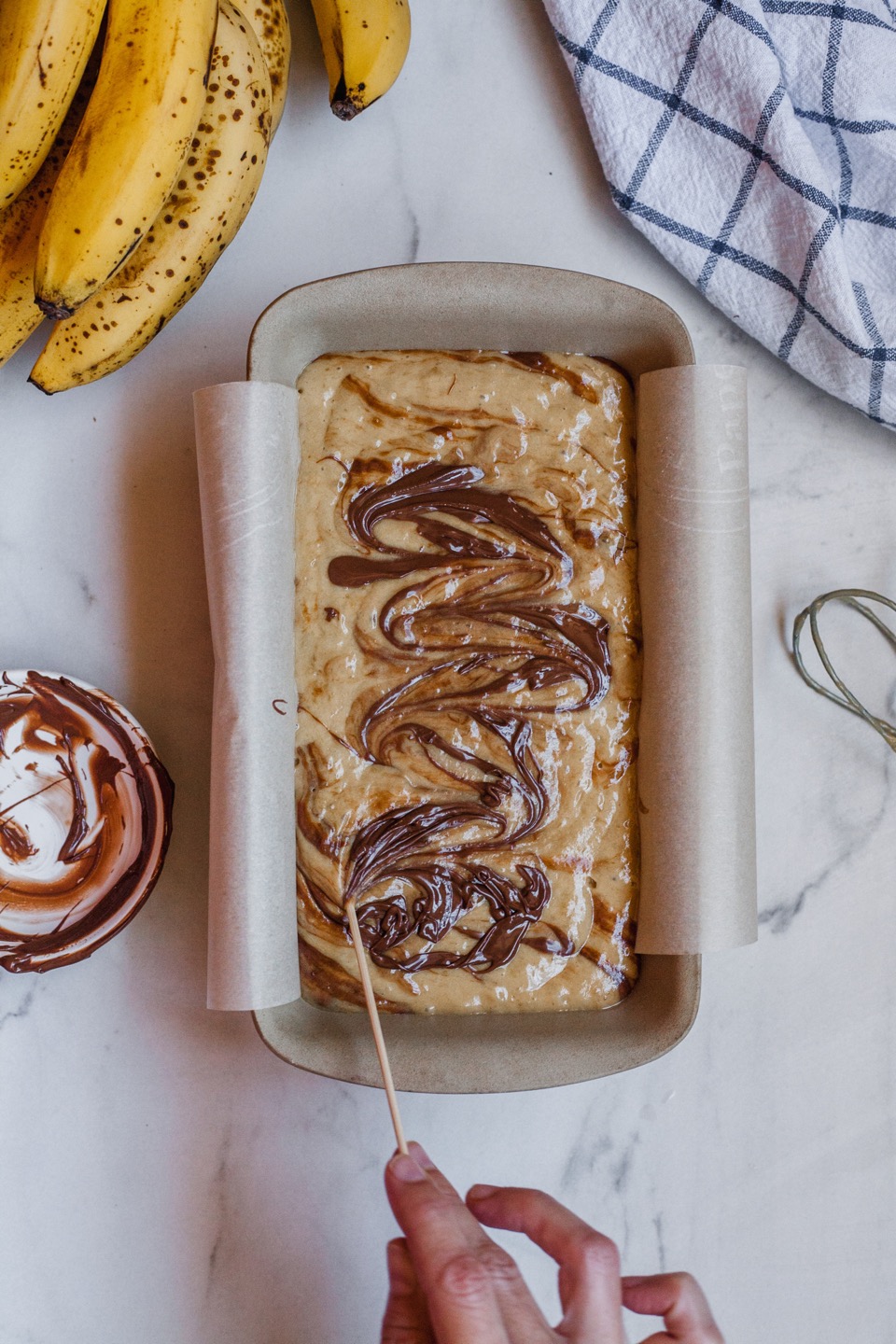 Brown Butter Nutella Banana Bread