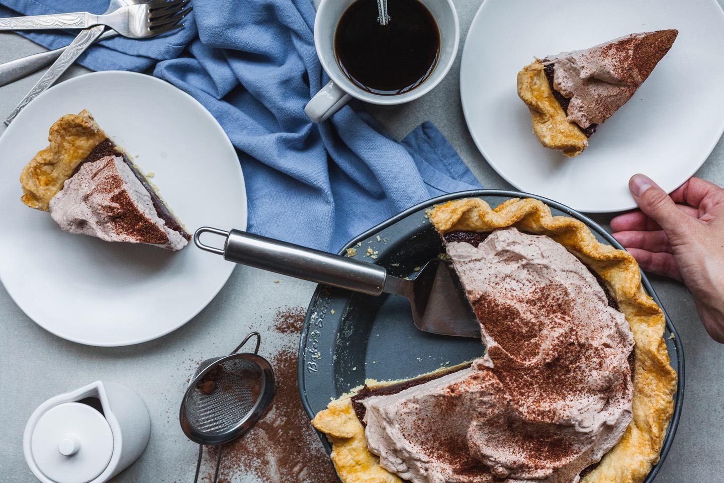 Chocolate Chess Pie