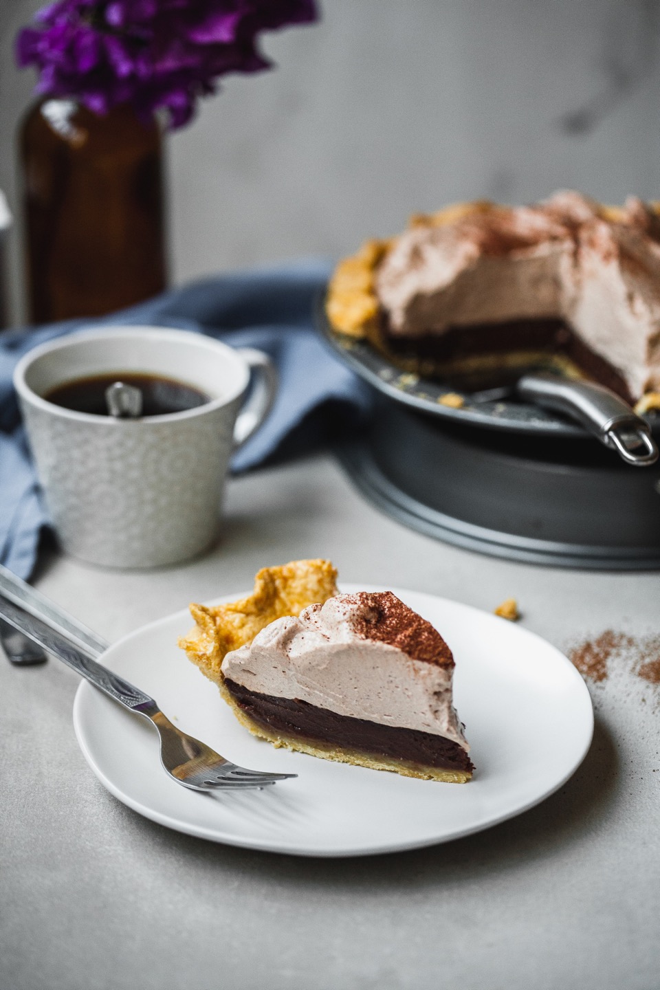 Chocolate Chess Pie