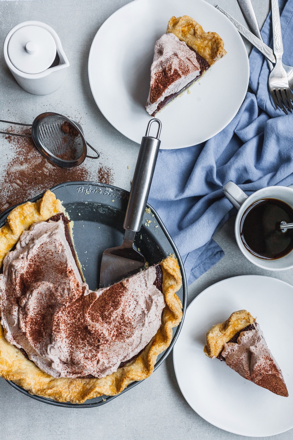 Chocolate Chess Pie