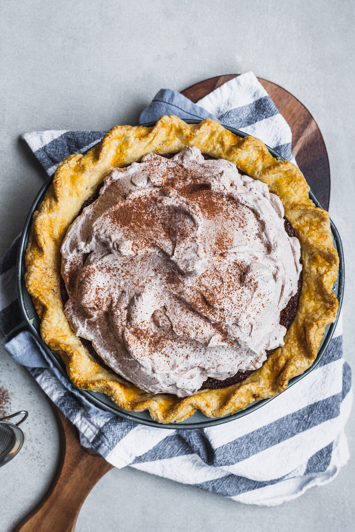 Chocolate Chess Pie