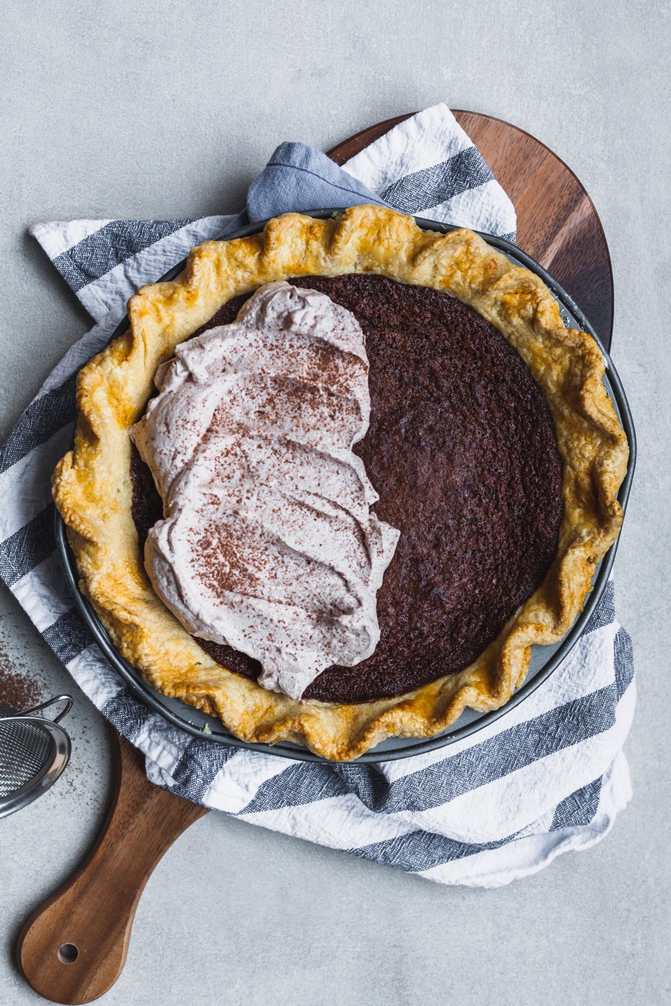 Chocolate Chess Pie