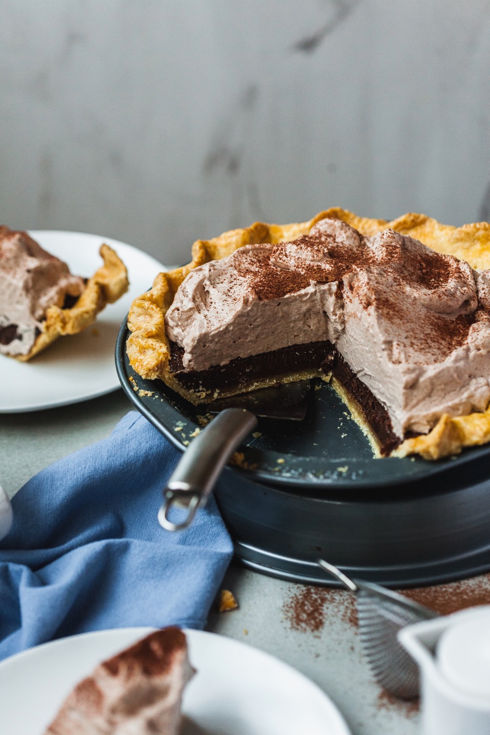 Chocolate Chess Pie