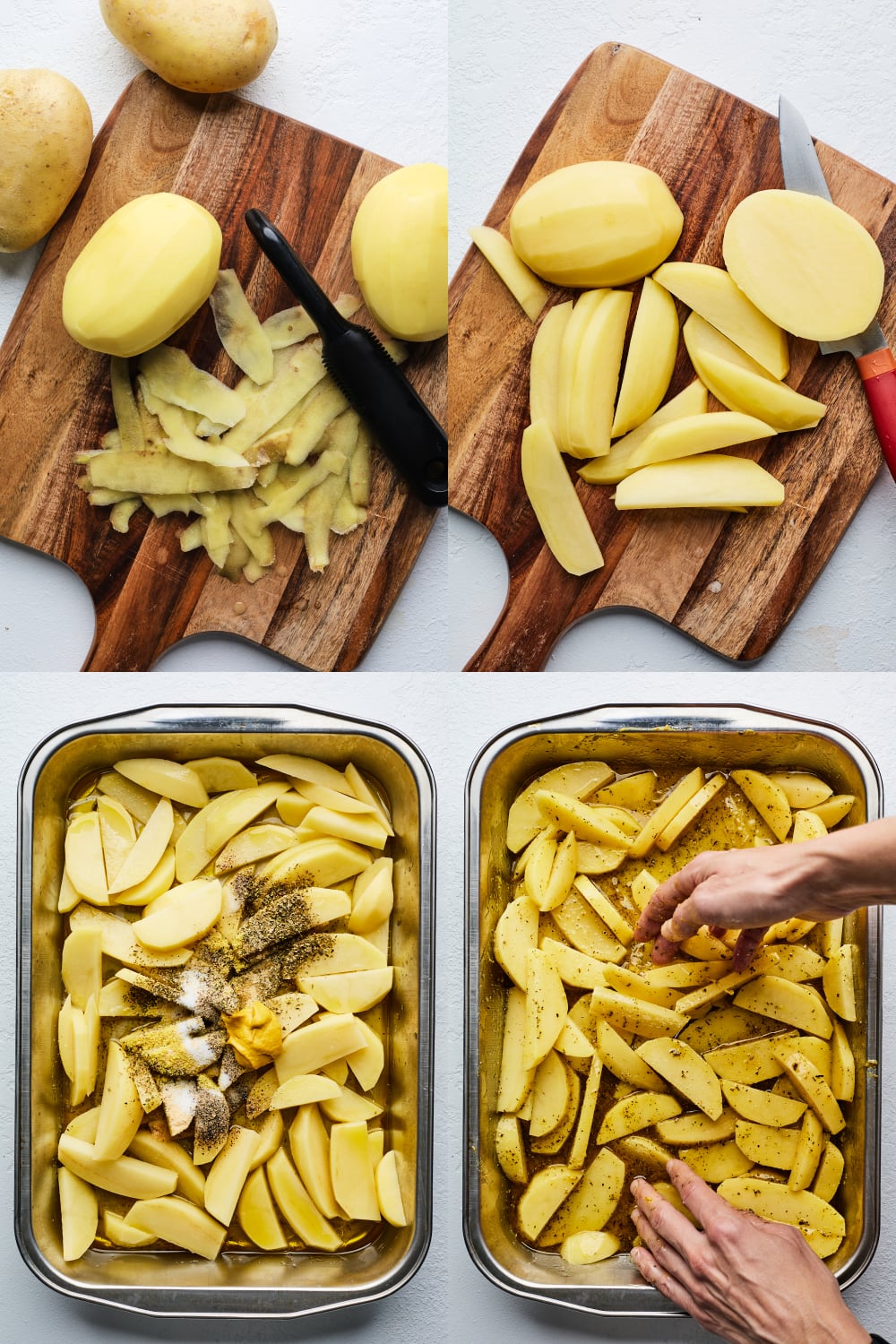 How to make Greek Roasted Potatoes
