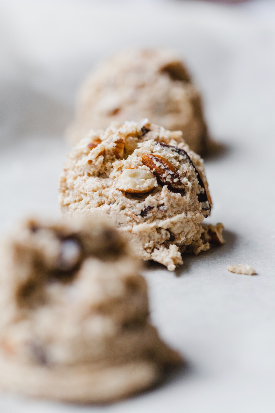 Salted Olive Oil Chocolate Chunk Cookies With Almonds