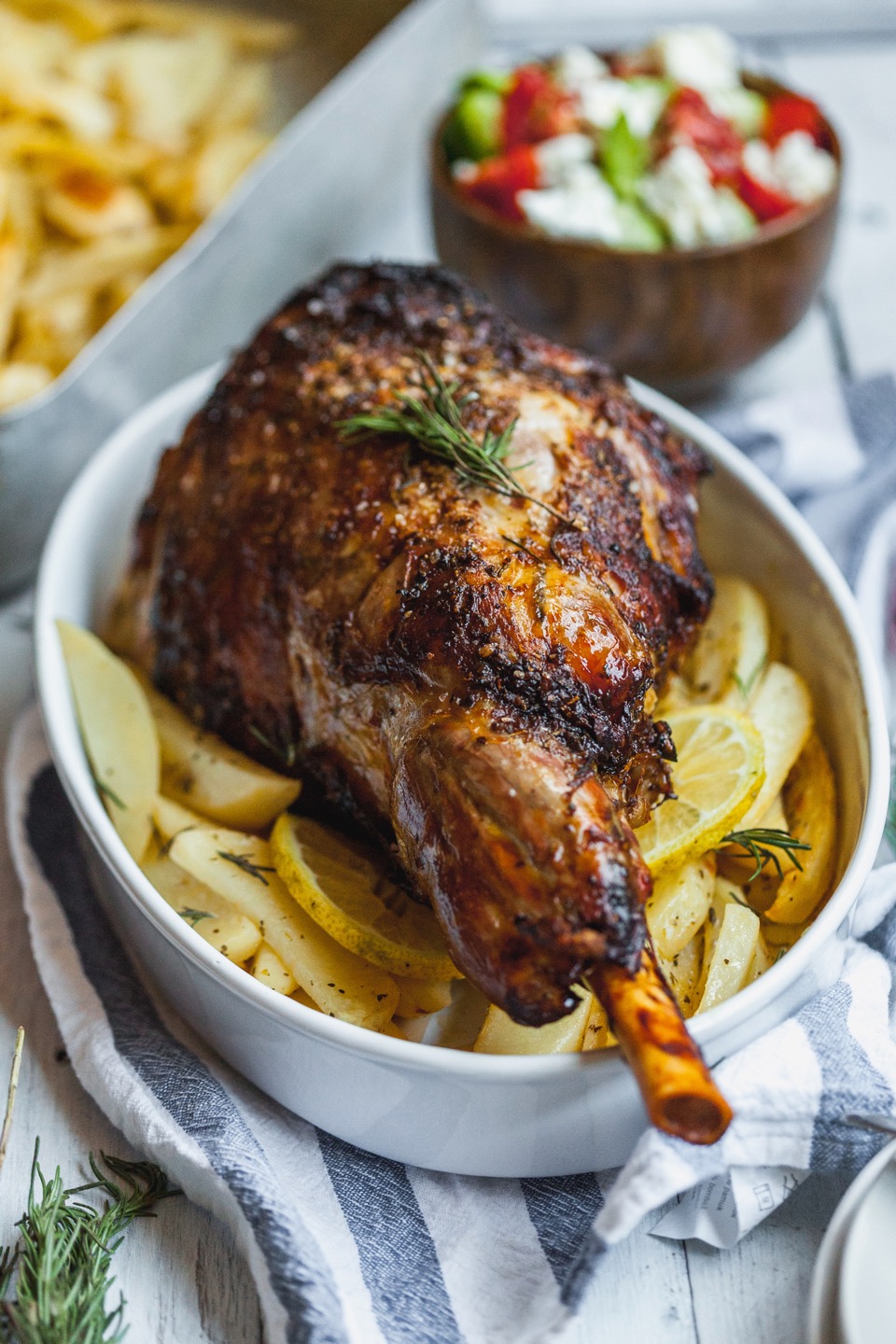 Greek Style Roasted Lamb