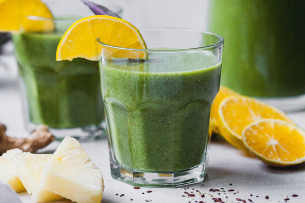 Pineapple Citrus Ginger Green Smoothie