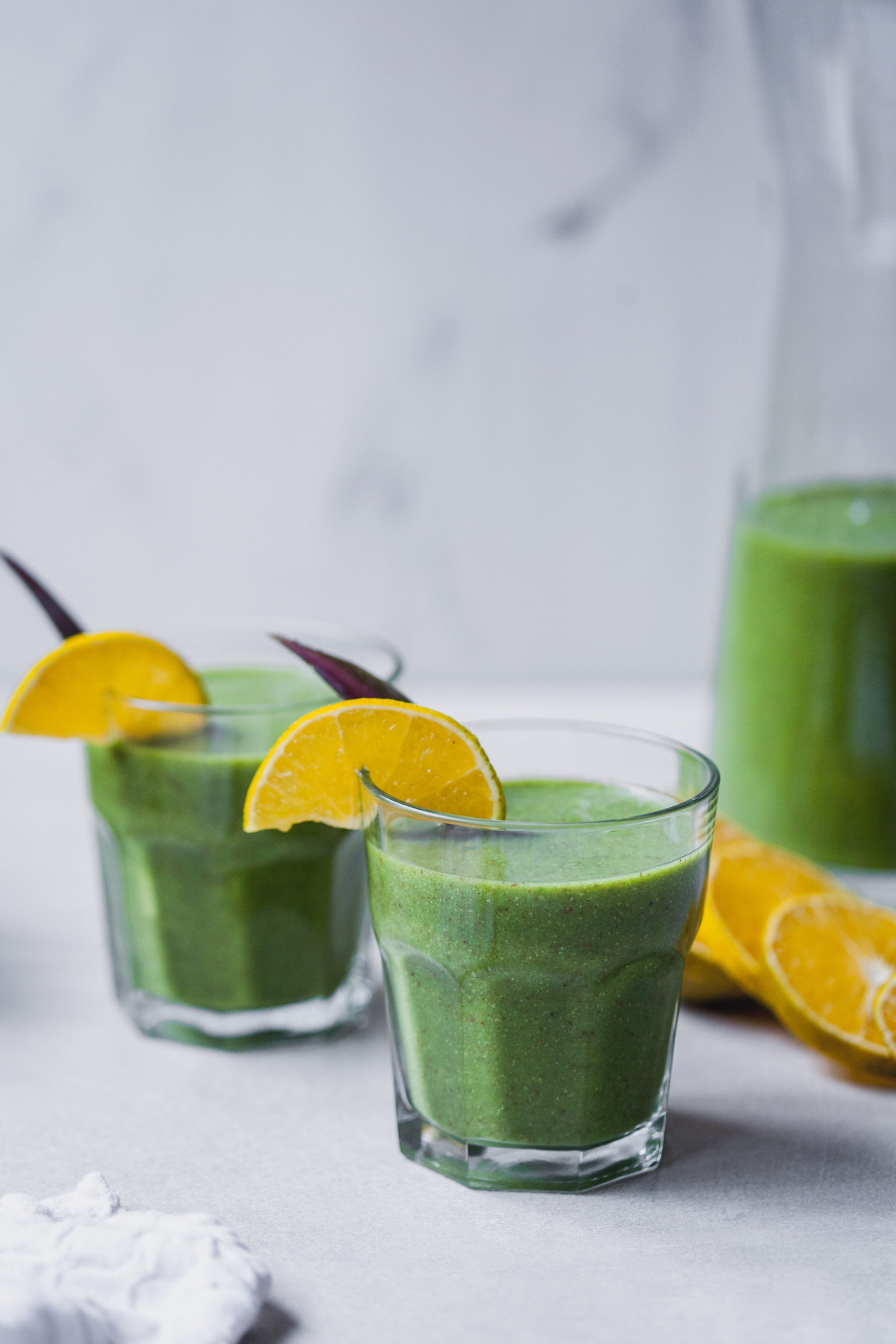 Pineapple Citrus Ginger Green Smoothie