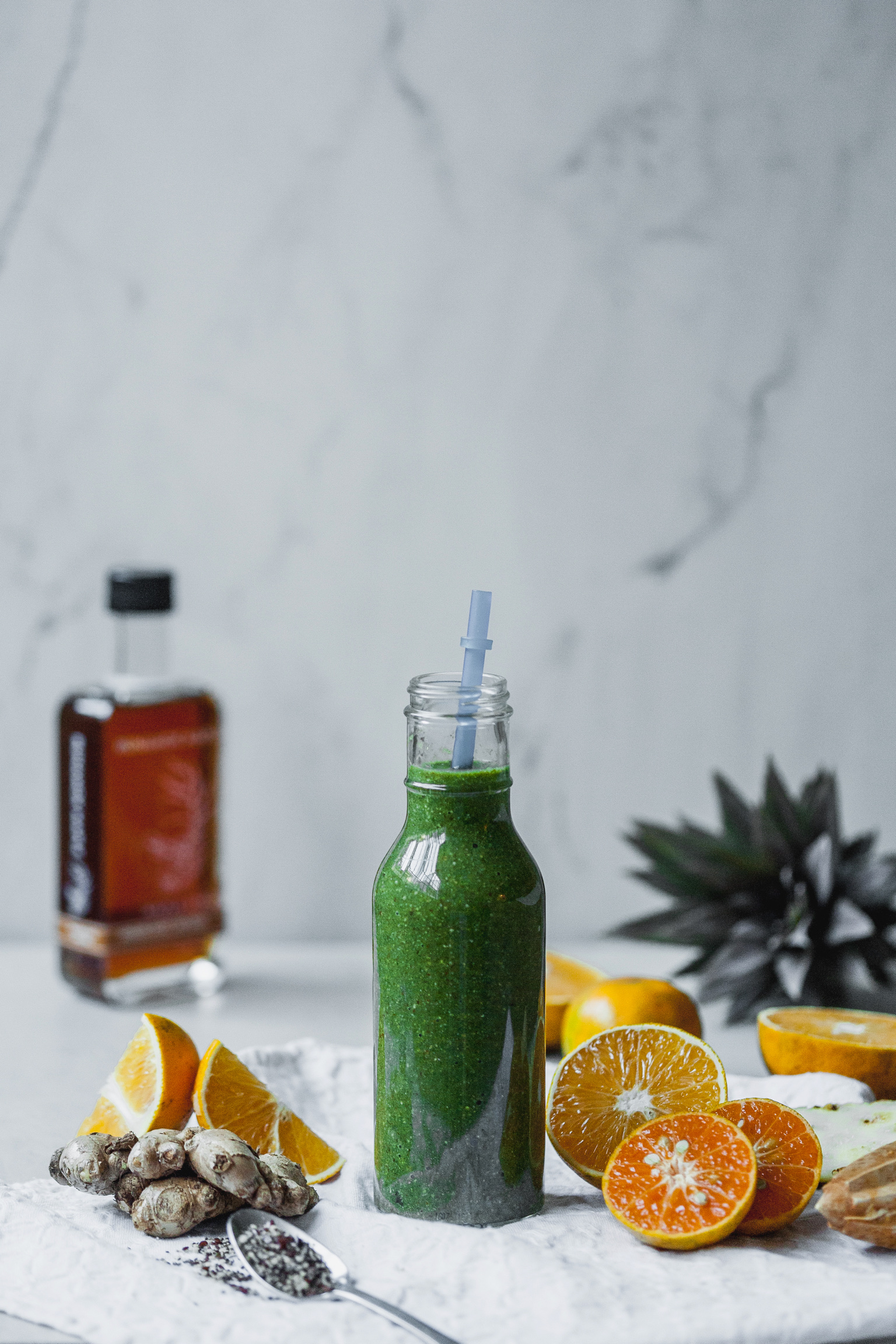 Pineapple Citrus Ginger Green Smoothie