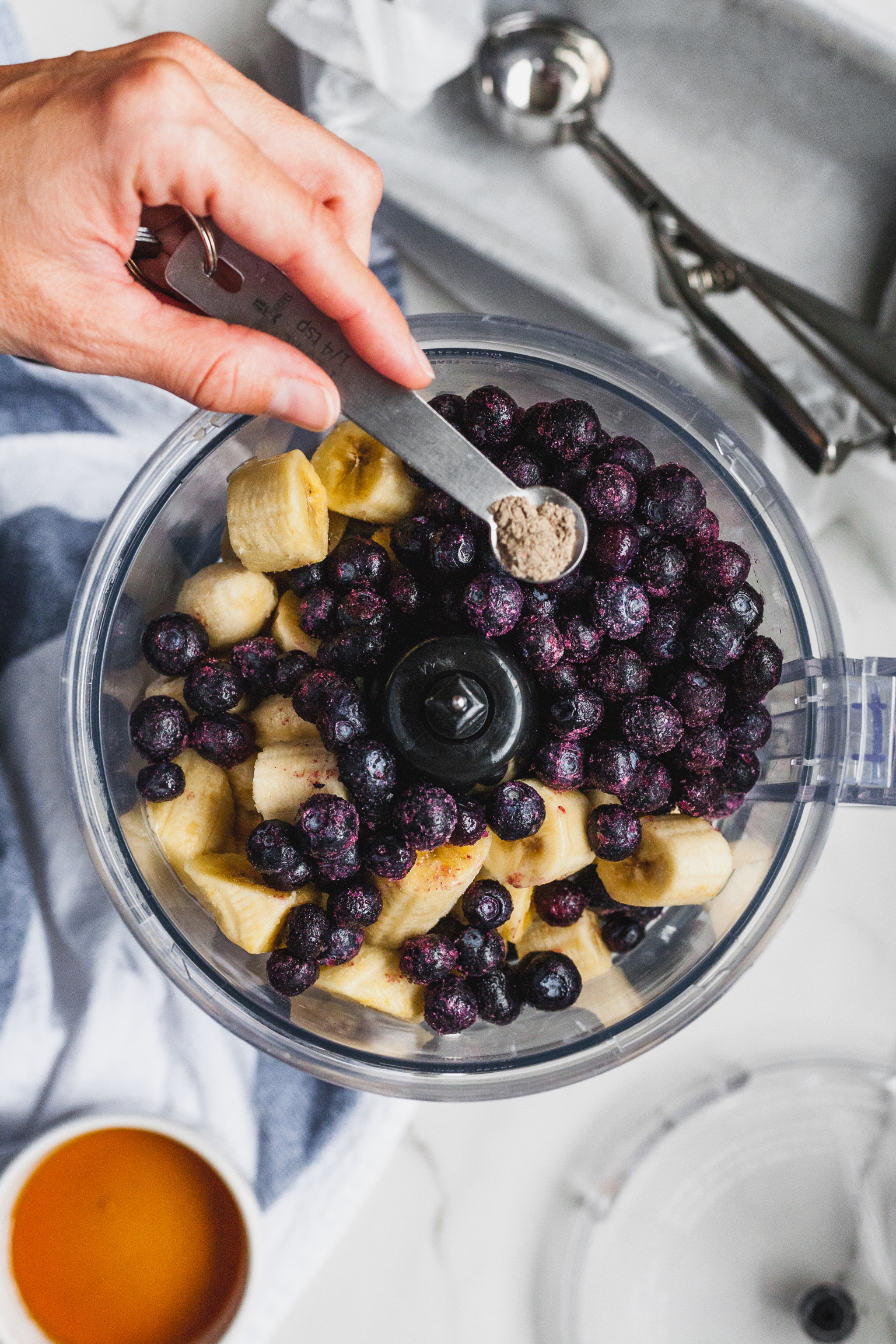 Blueberry Cardamom Nice Cream