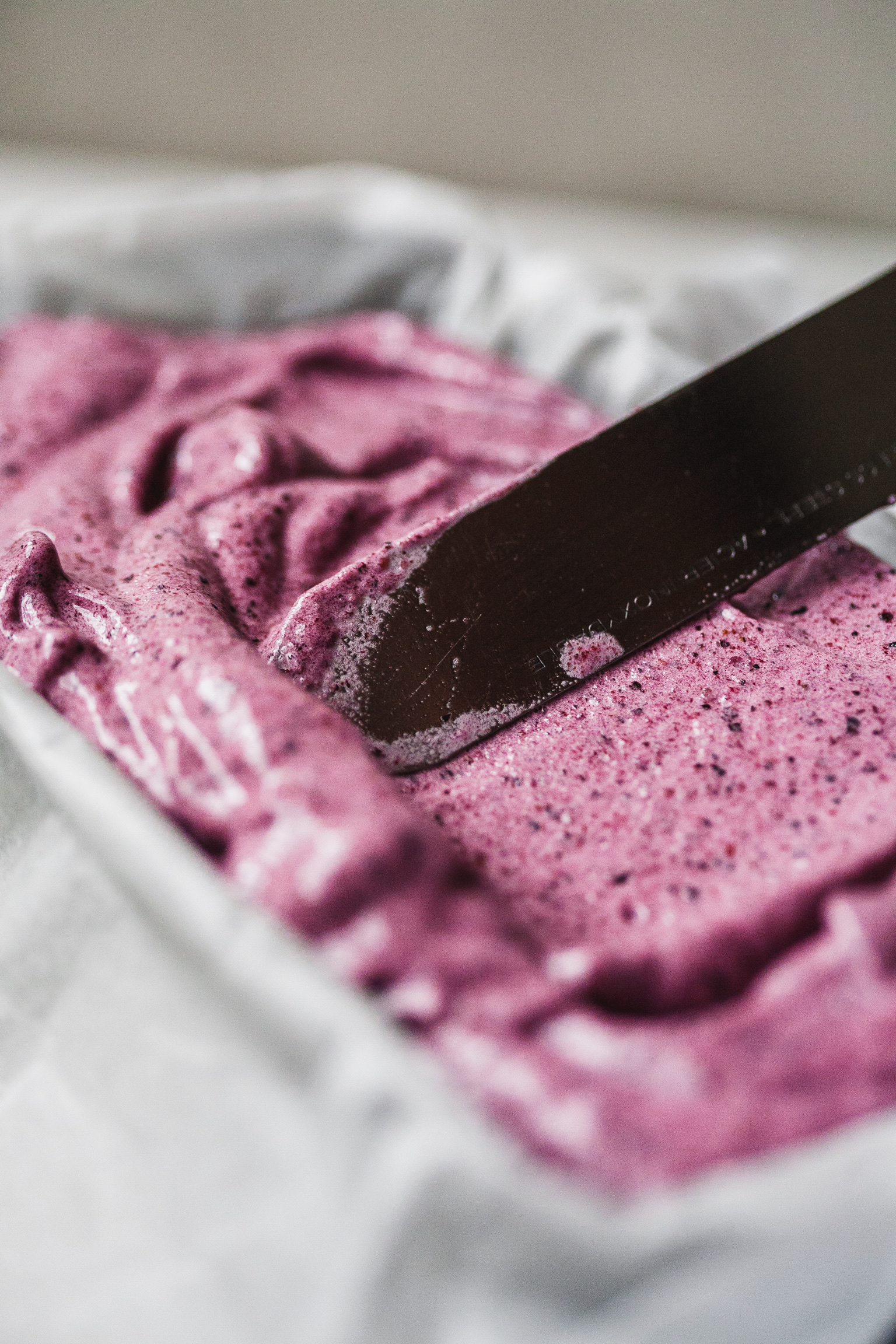 Blueberry Cardamom Nice Cream