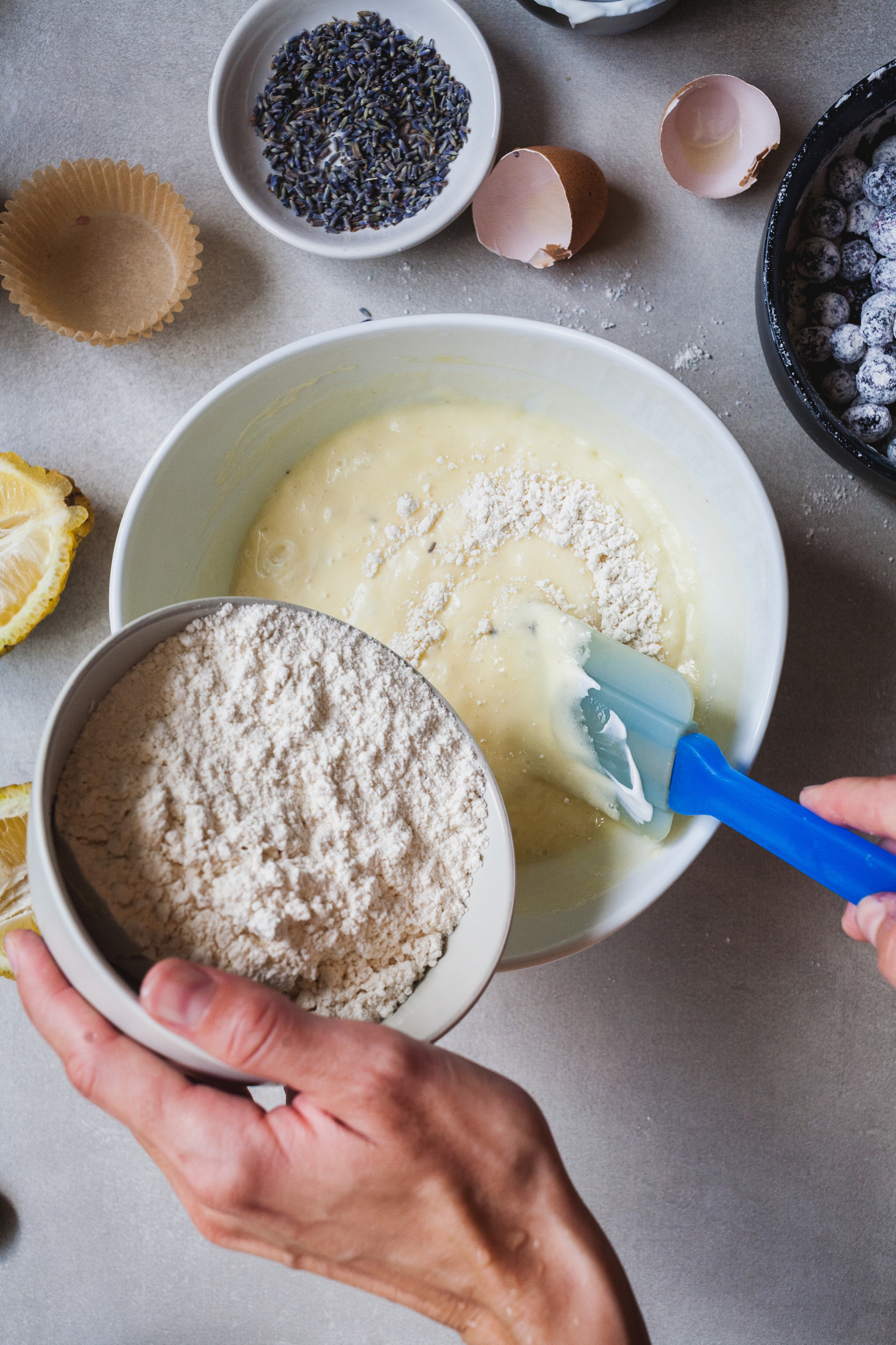 Blueberry Lavender Muffins