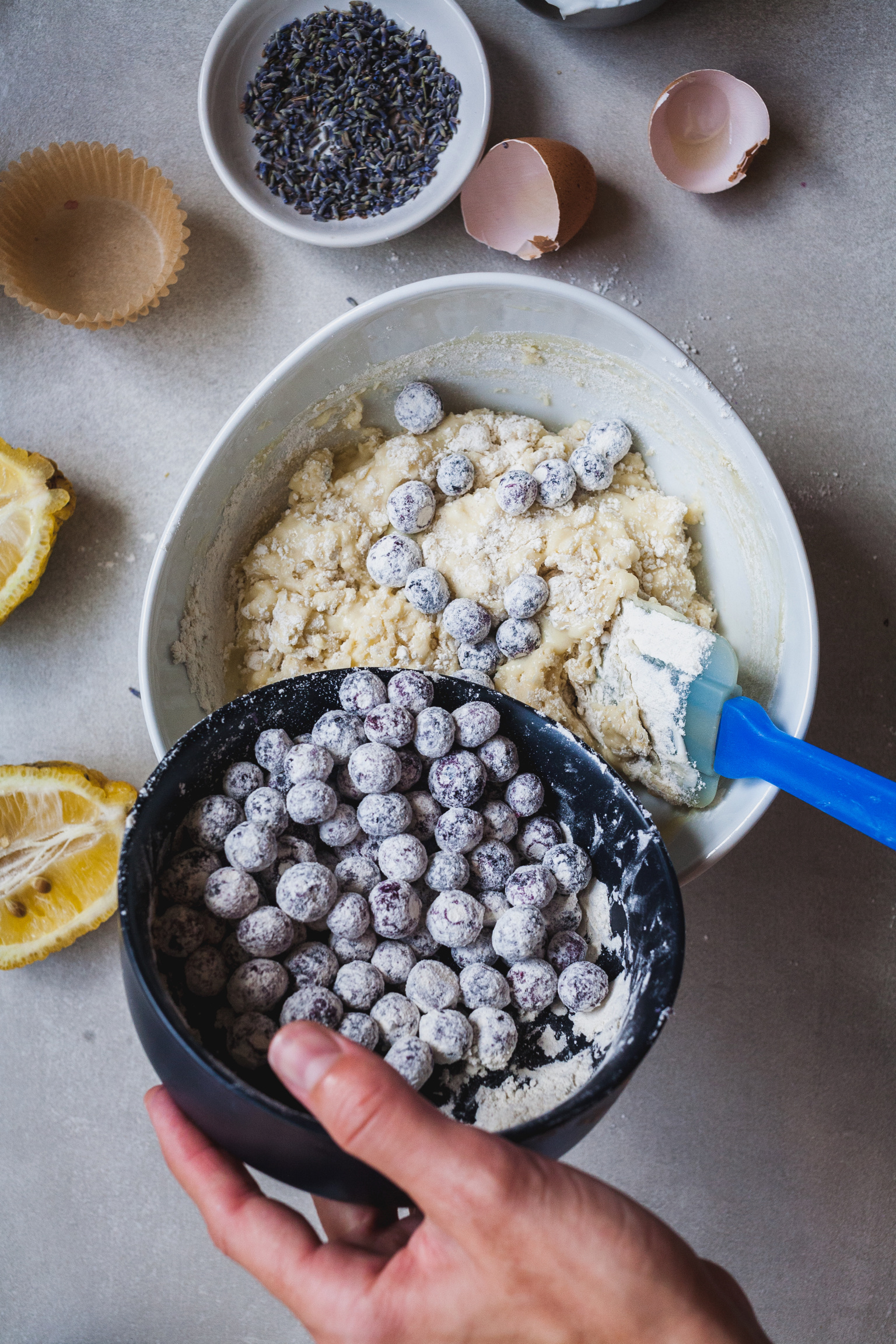 Blueberry Lavender Muffins