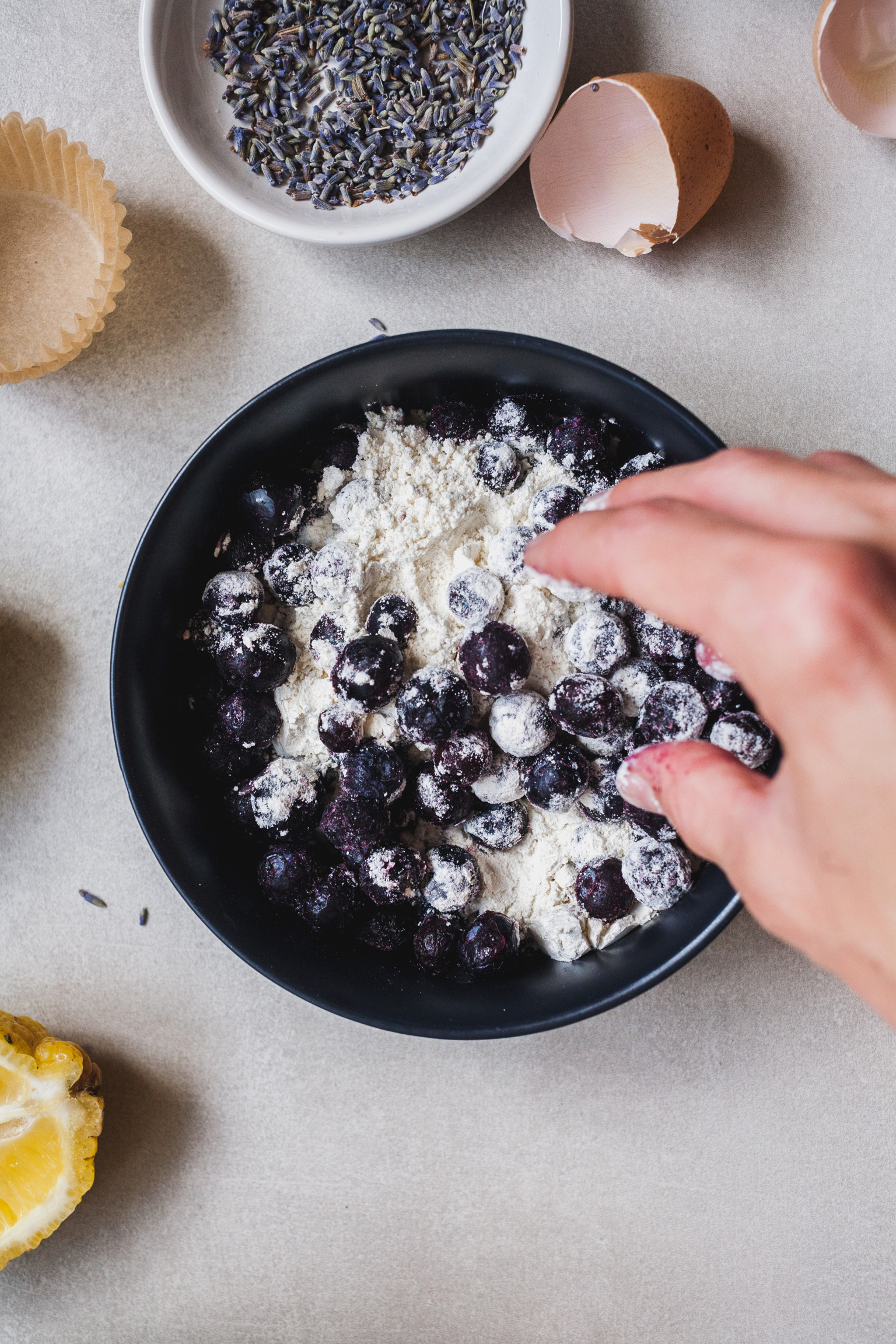 Blueberry Lavender Muffins