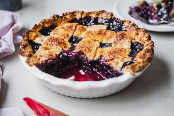 Spiced Blueberry Pie