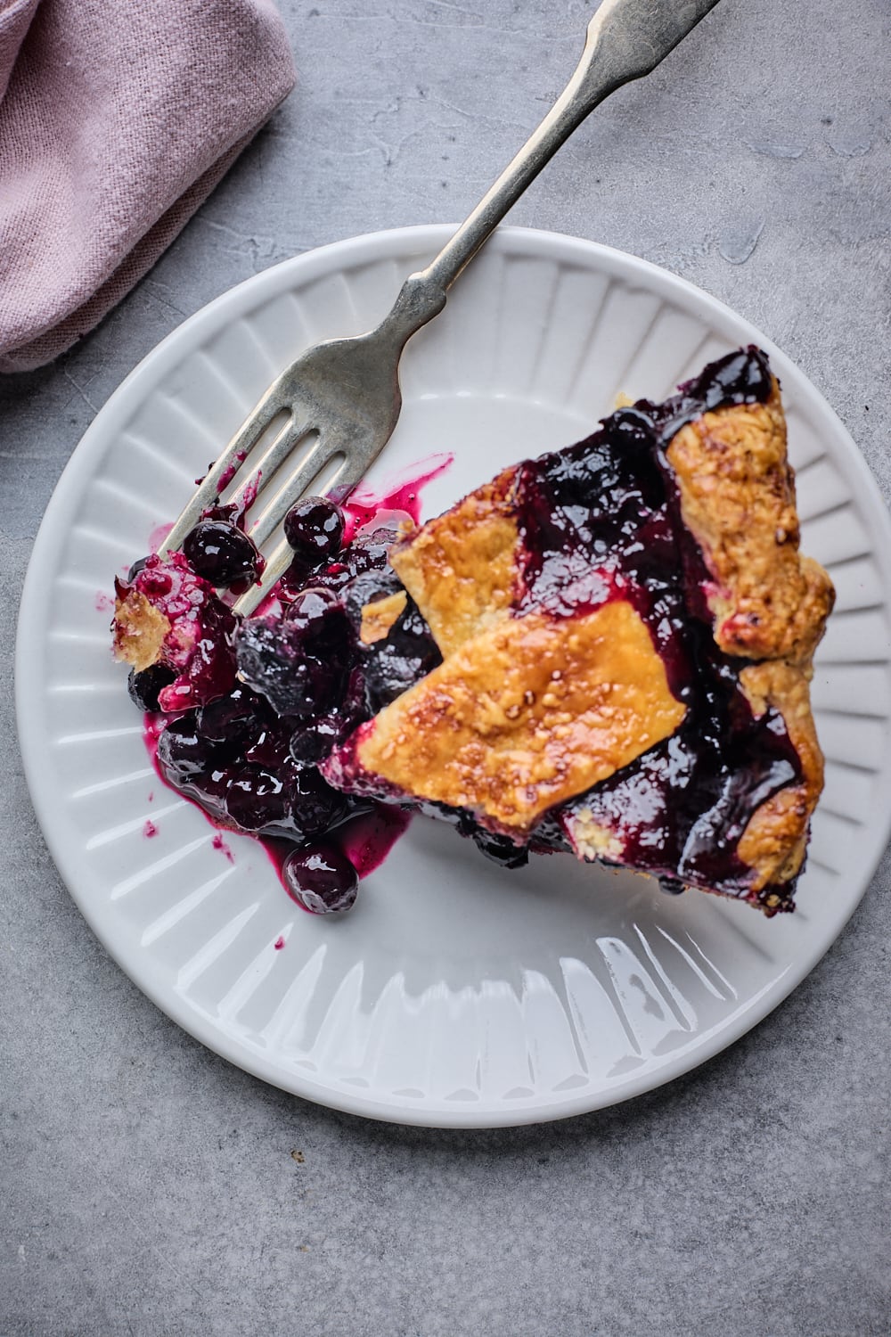 Spiced Blueberry Pie