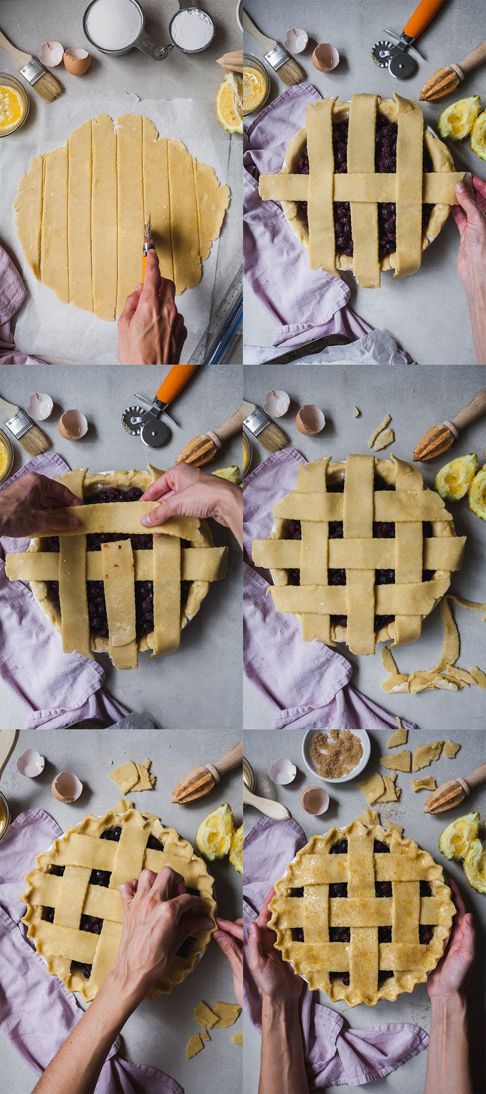 Spiced Blueberry Pie